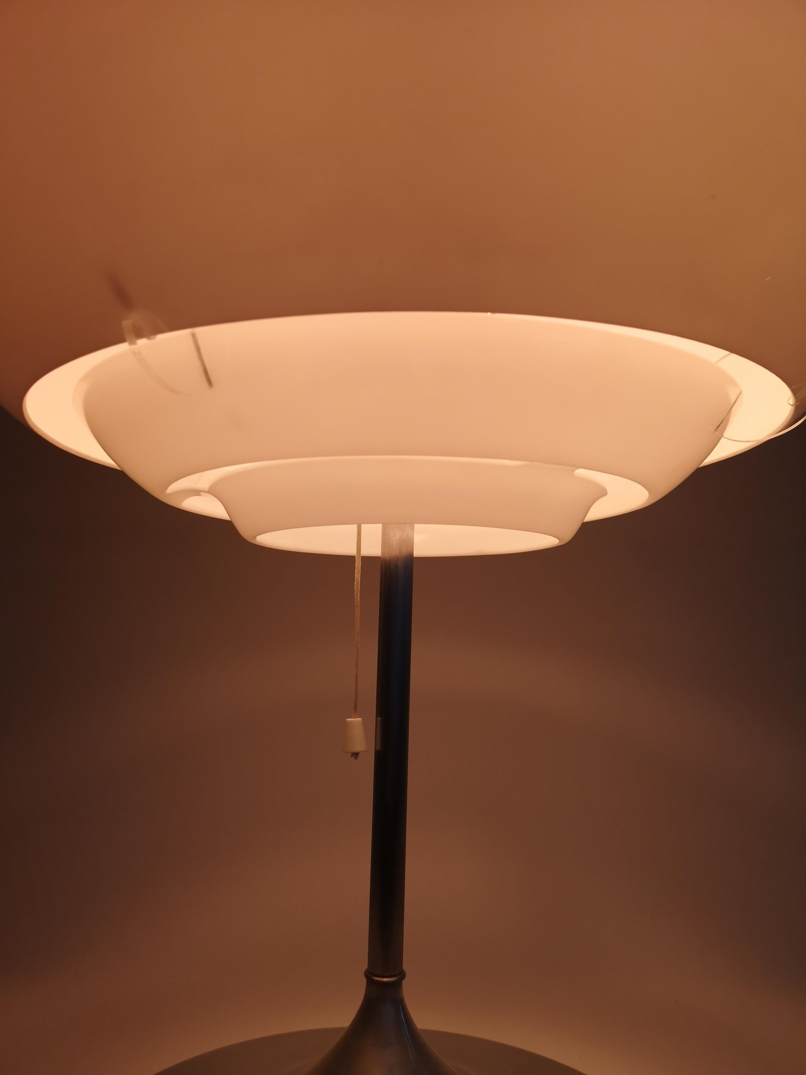 Midcentury Table Lamp Bergboms B-105 Art Deco Style, 1960s, Sweden For Sale 3