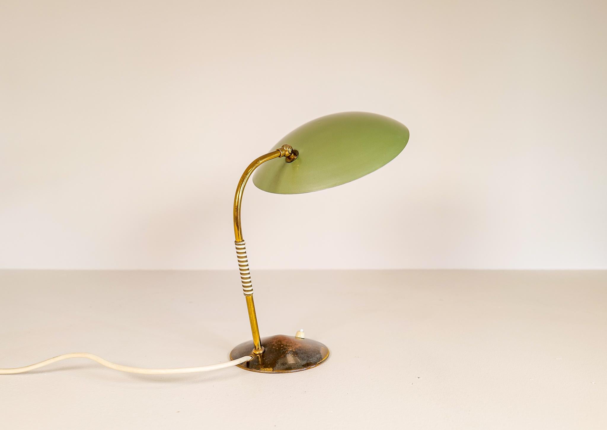 Lacquered Midcentury Table Lamp 1950s, Austria