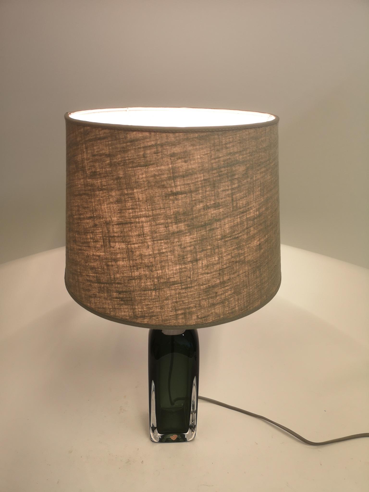 Midcentury Table Lamp by Carl Fagerlund for Orrefors Sweden RD 1406 1