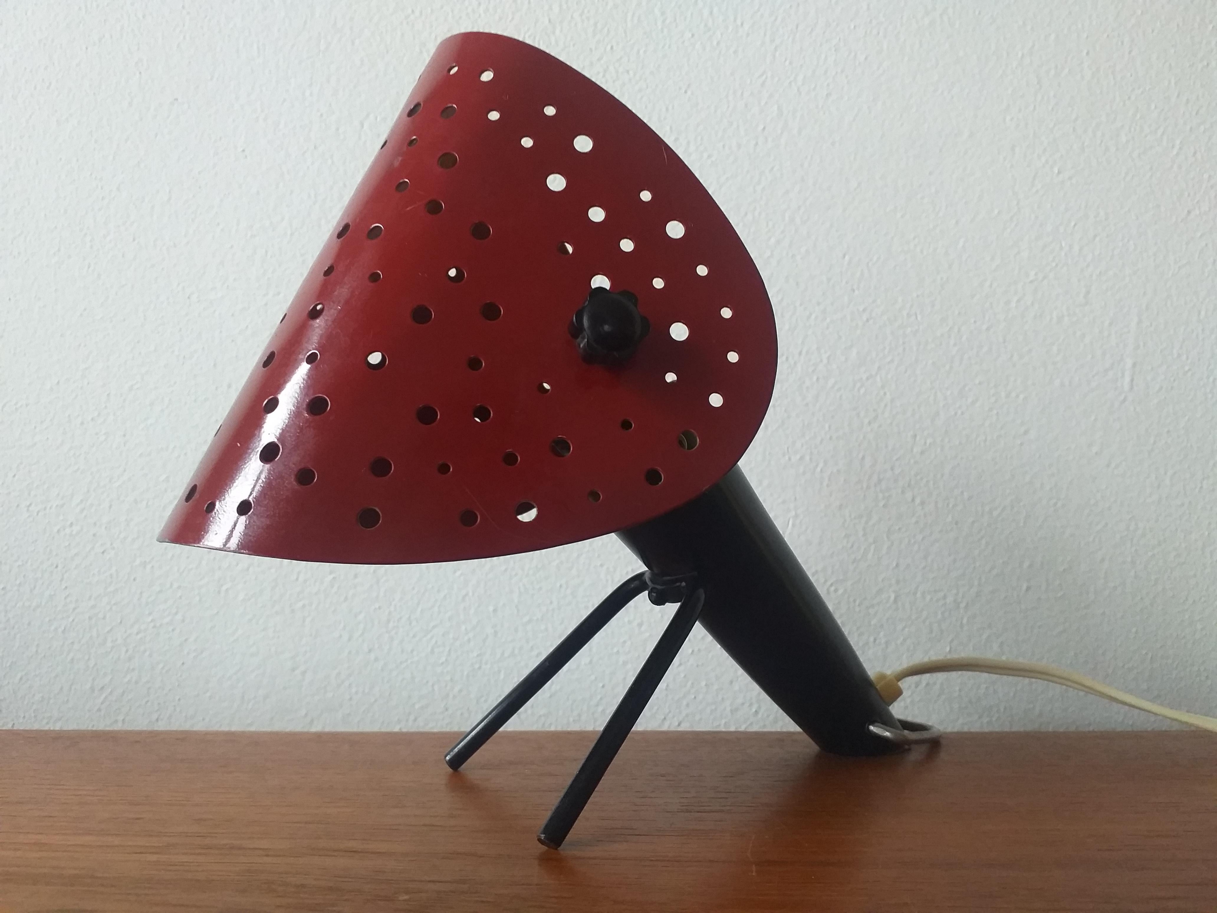 Mid-Century Modern Midcentury Table Lamp by Ernst Igl for Hillebrand, 1950s For Sale