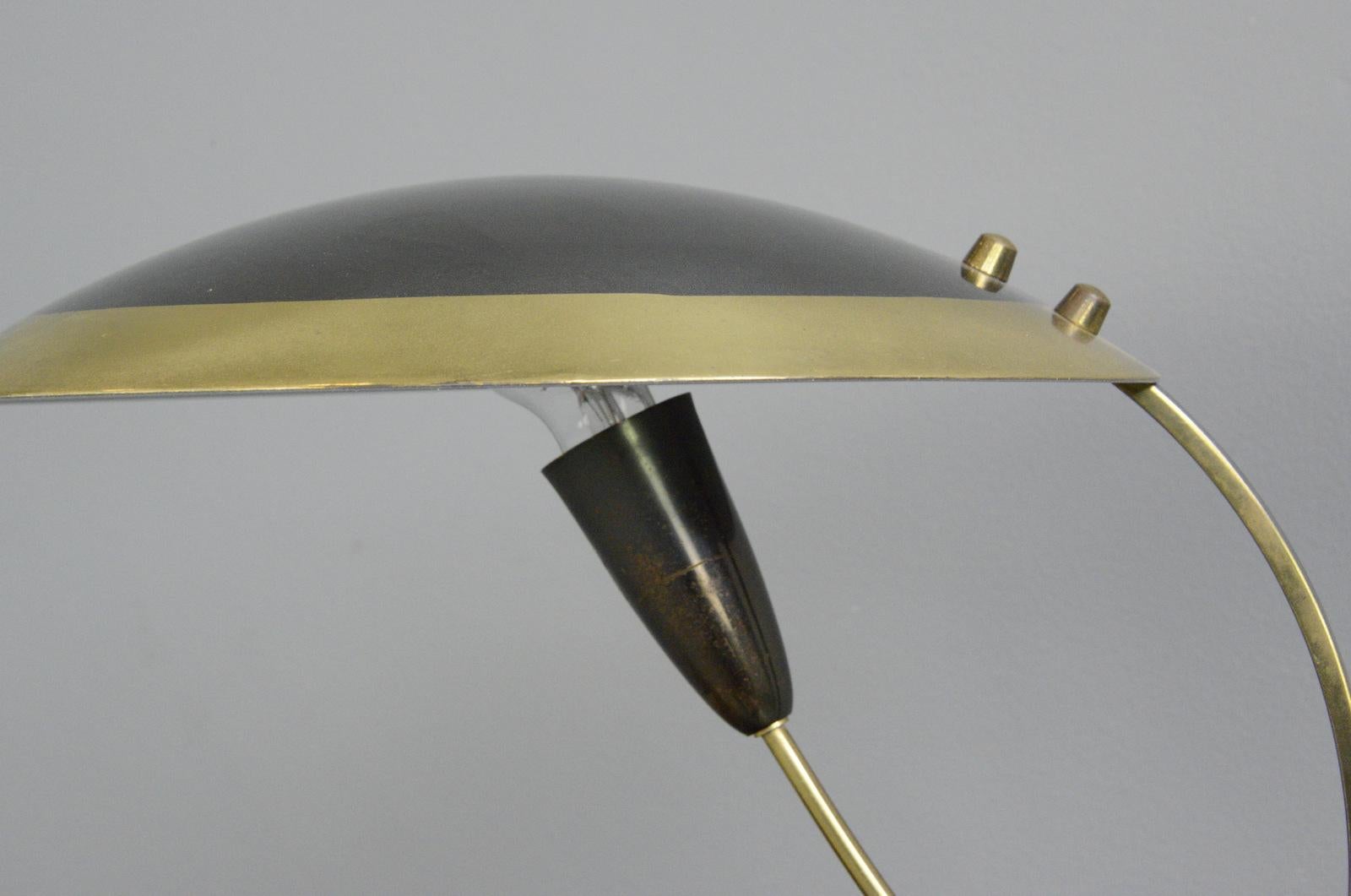 Mid-Century Modern Midcentury Table Lamp by Helo, circa 1950s