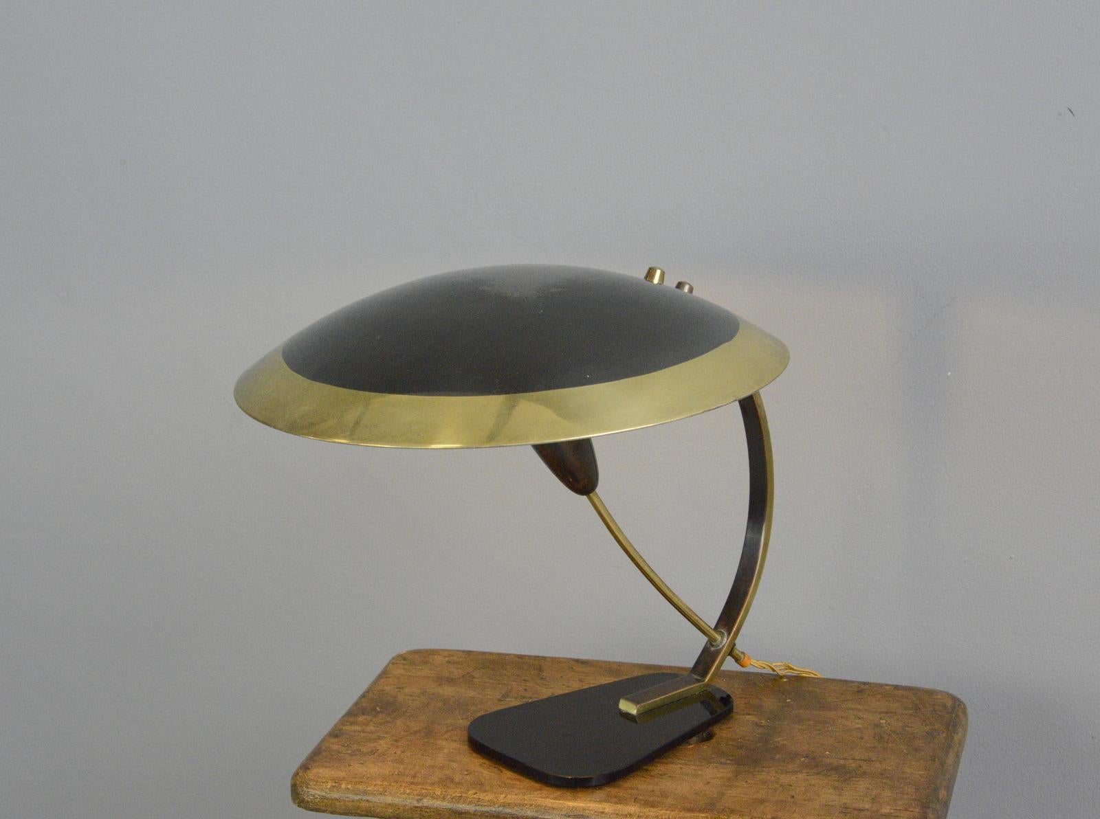 Midcentury Table Lamp by Helo, circa 1950s 1