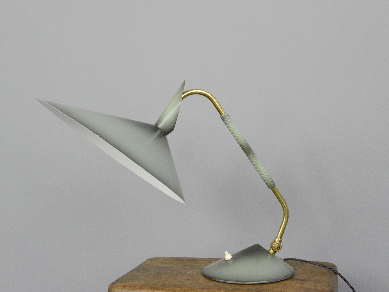 Mid-20th Century Midcentury Table Lamp by Helo, circa 1960s