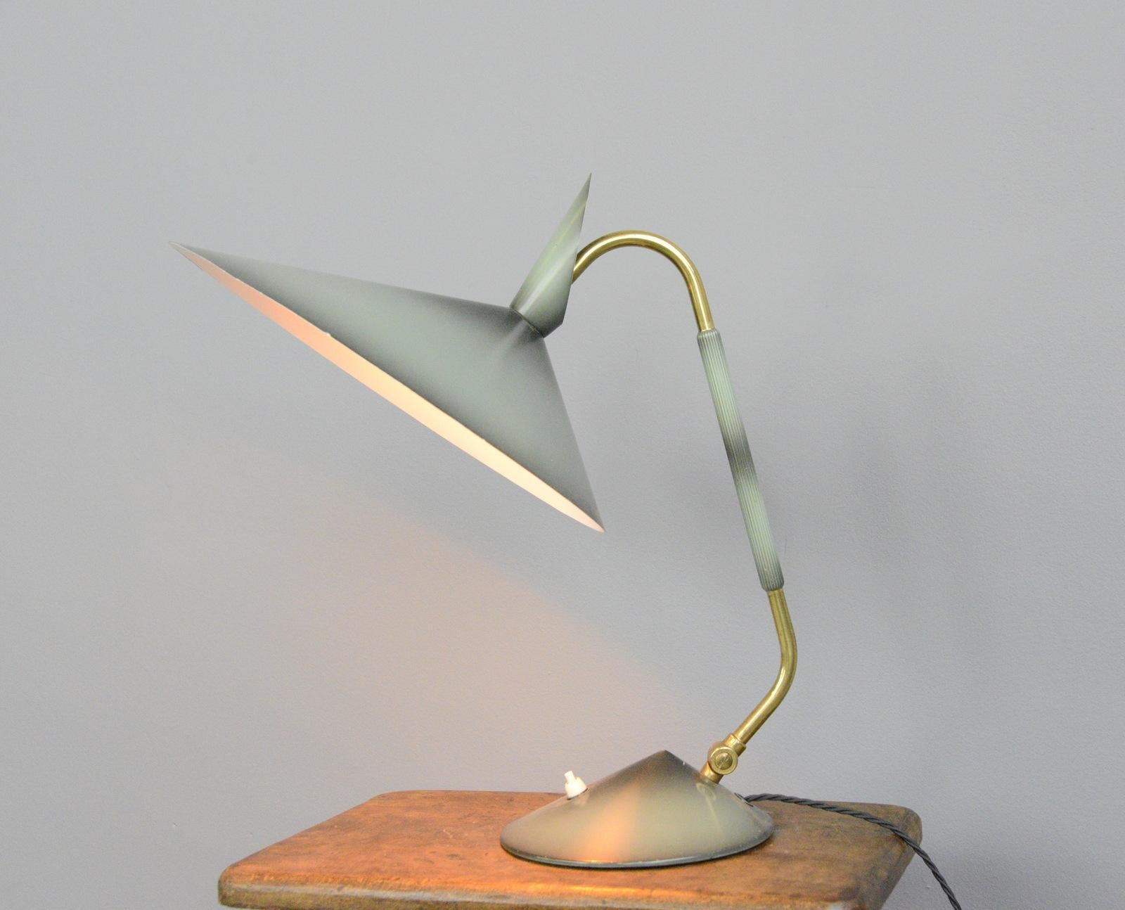 Midcentury Table Lamp by Helo, circa 1960s 1