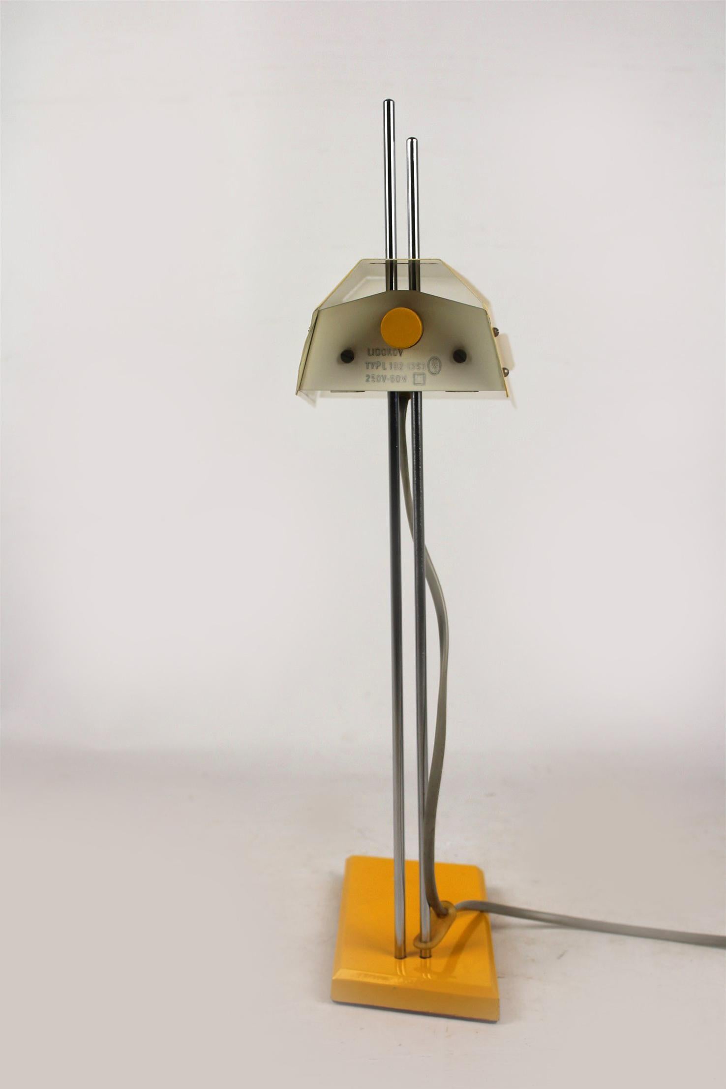 Midcentury Table Lamp by Josef Hurka for Lidokov, 1970s (20. Jahrhundert)