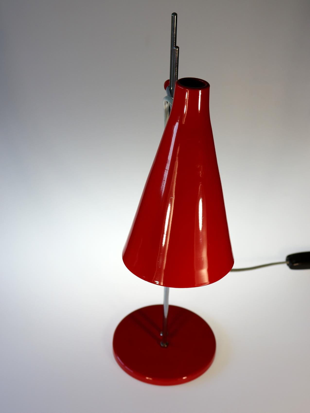Mid-Century Modern Midcentury Table Lamp by Josef Hurka for Lidokov Czechoslovakia, 1960s