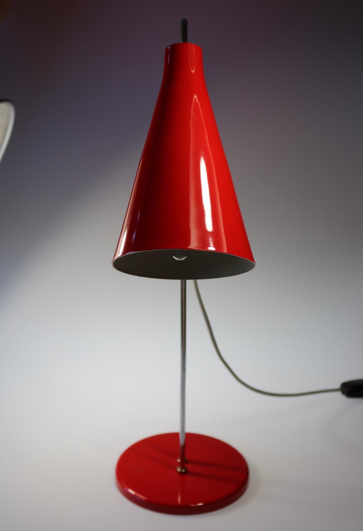 Midcentury Table Lamp by Josef Hurka for Lidokov Czechoslovakia, 1960s In Good Condition In Lucenec, SK