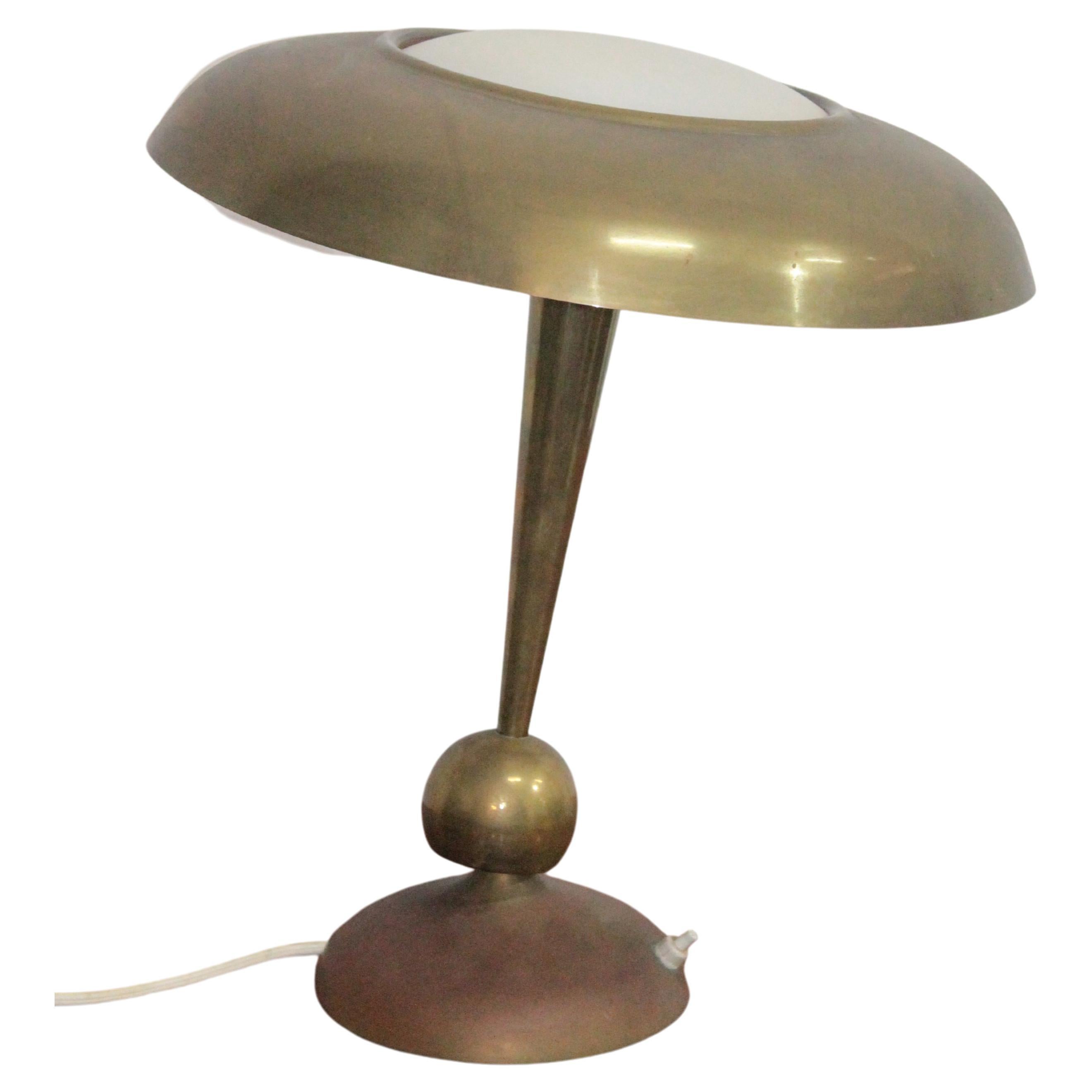 Midcentury Table Lamp By Oscar Torlasco for Lumi 1950s Mod. 143