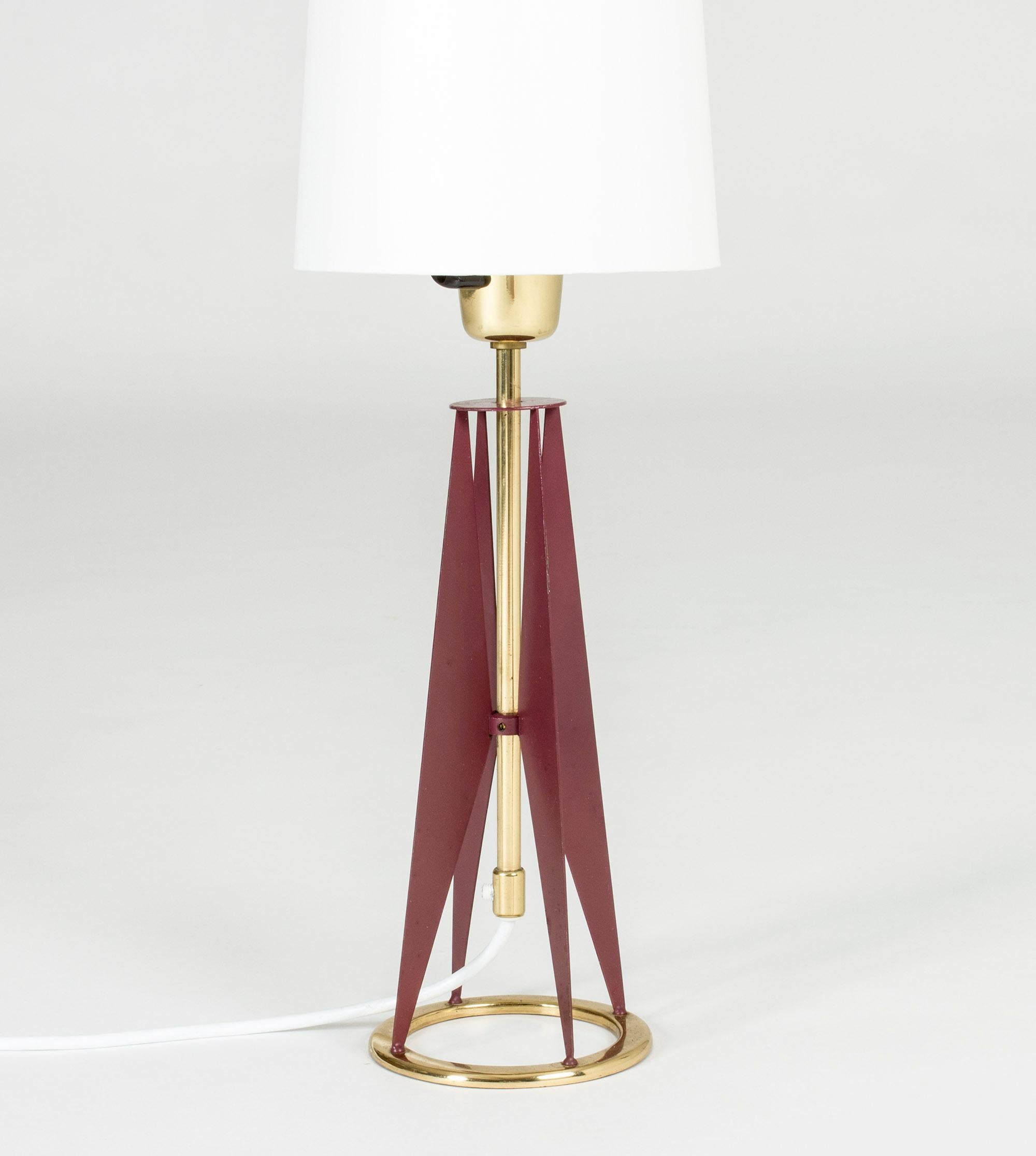 Swedish Midcentury Table Lamp by Svend Aage Holm Sørensen