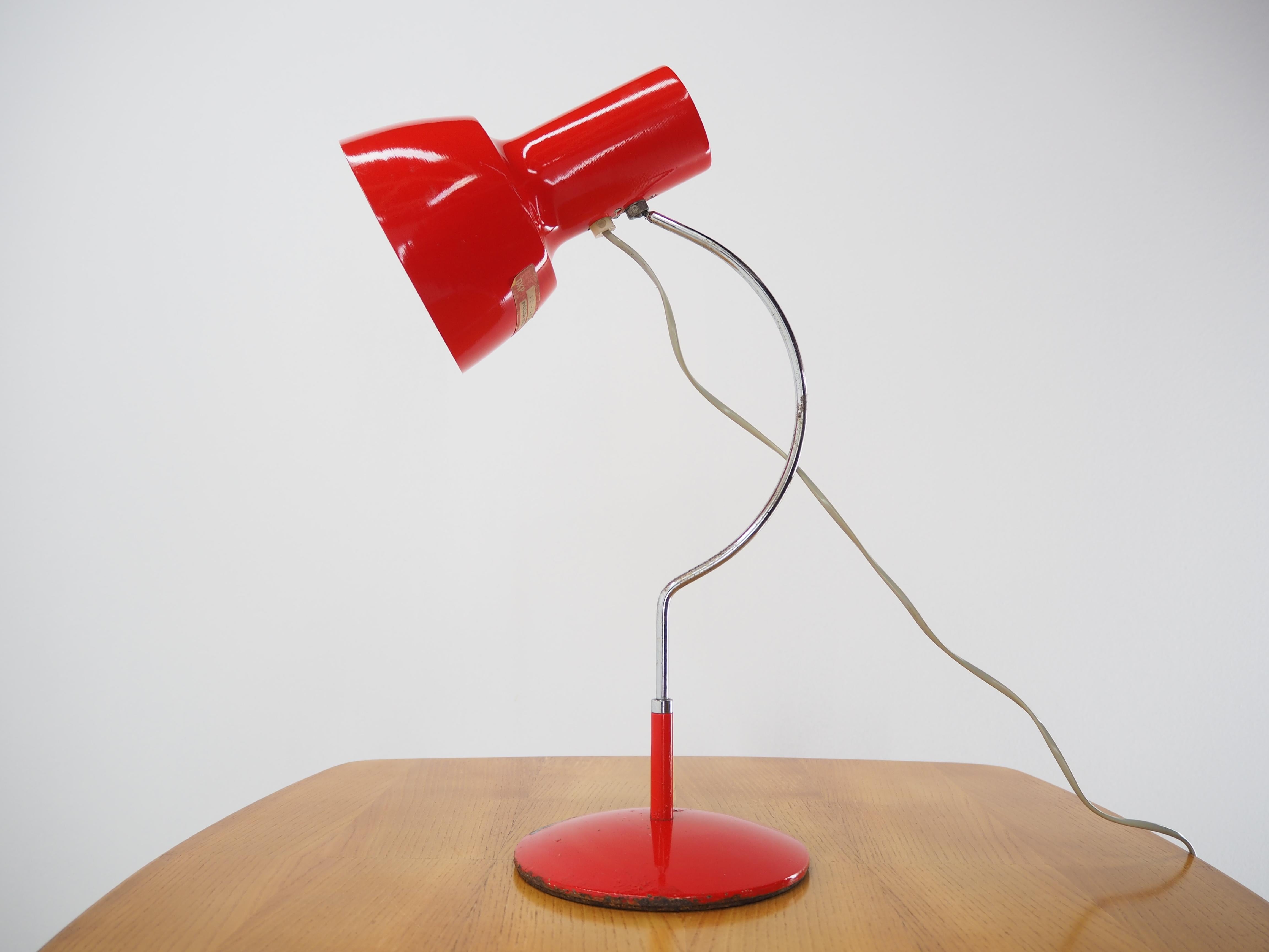 Mid-Century Modern Midcentury Table Lamp Designed by J. Hurka for Napako, 1970s
