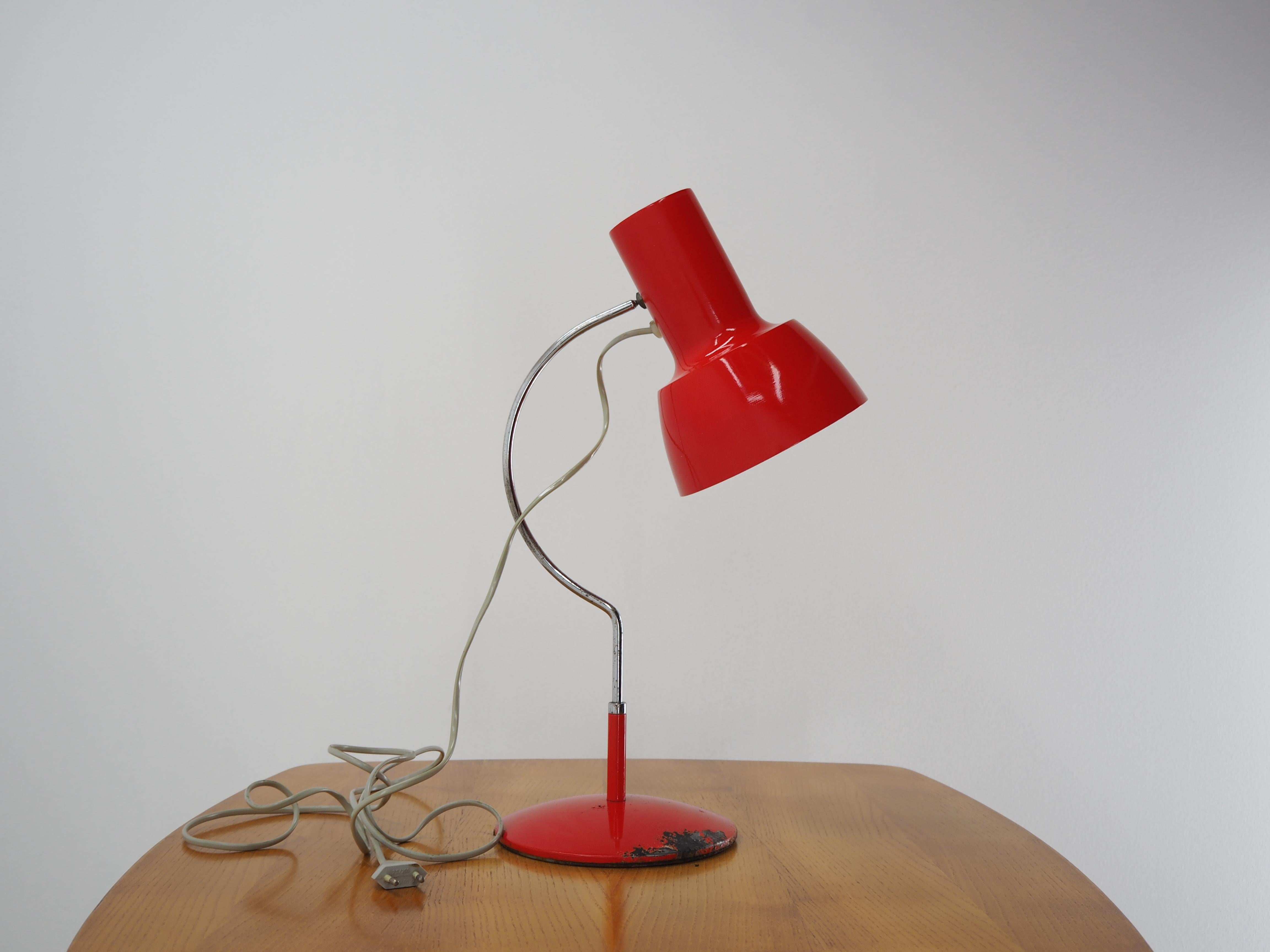 Midcentury Table Lamp Designed by J. Hurka for Napako, 1970s 2