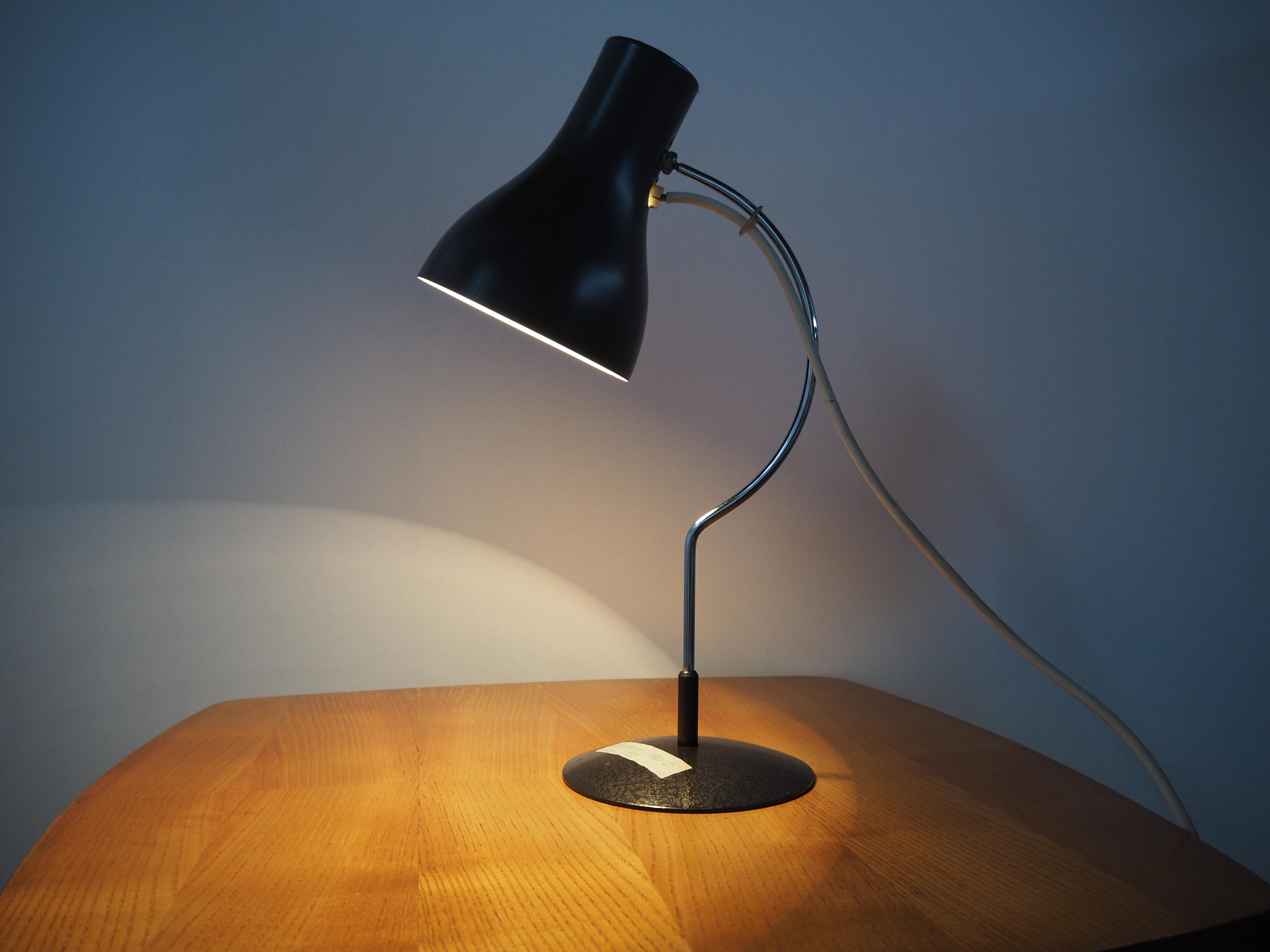 Midcentury Table Lamp Designed by J. Hurka for Napako 1970s Type 0521 3