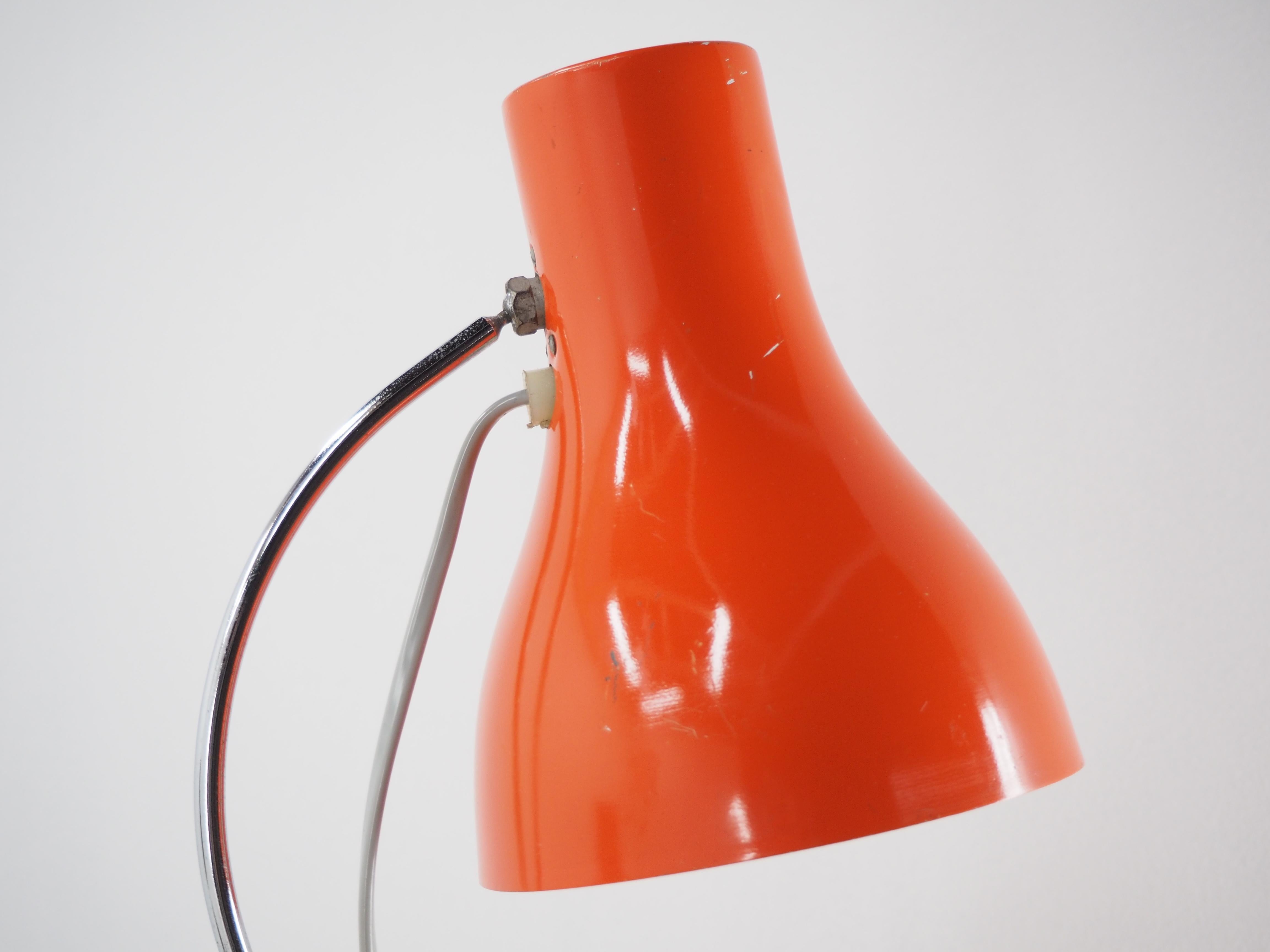 Midcentury Table Lamp Designed by J. Hurka for Napako 1970s type 0521 In Fair Condition In Praha, CZ