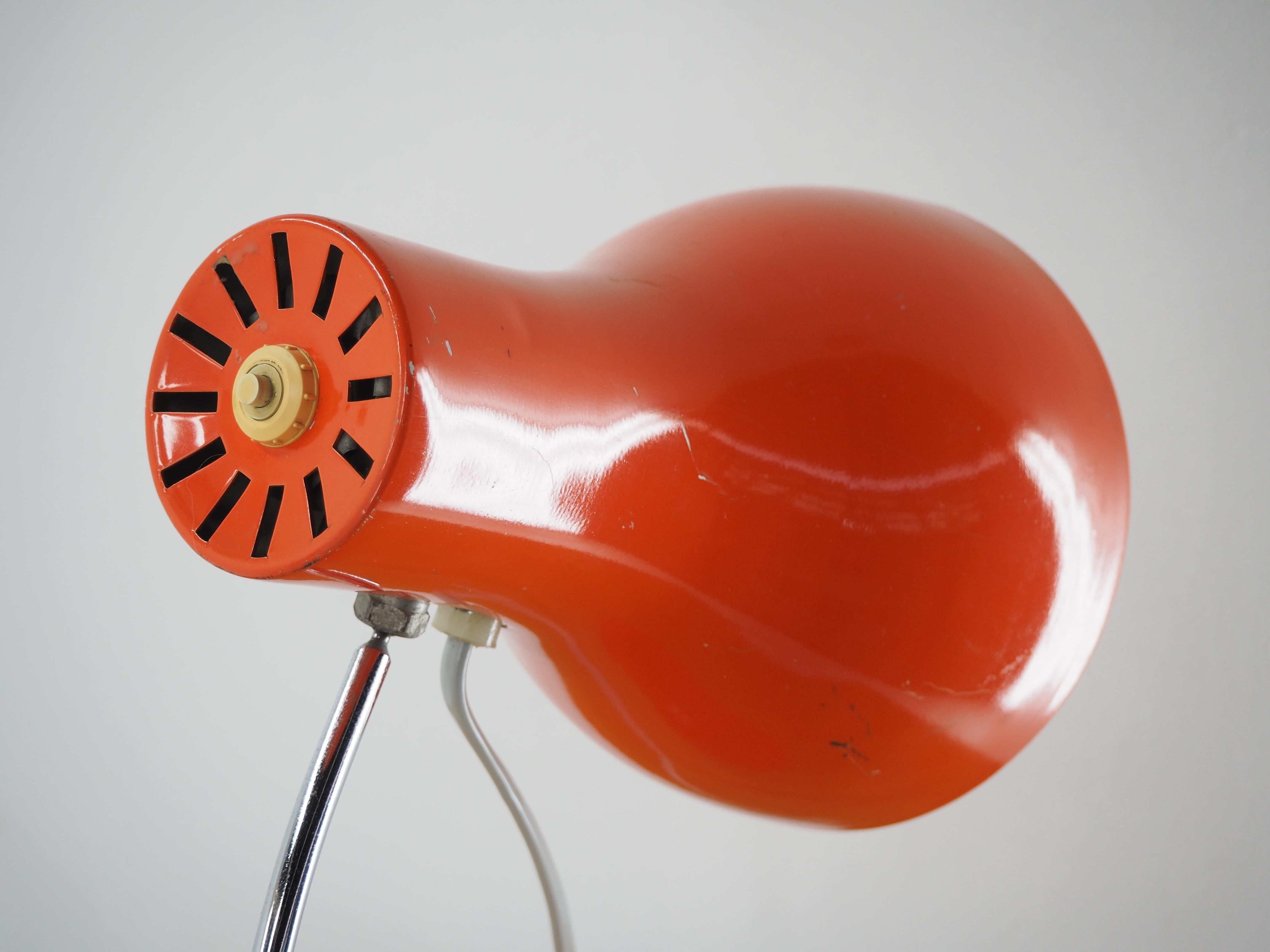 Midcentury Table Lamp Designed by J. Hurka for Napako 1970s type 0521 1