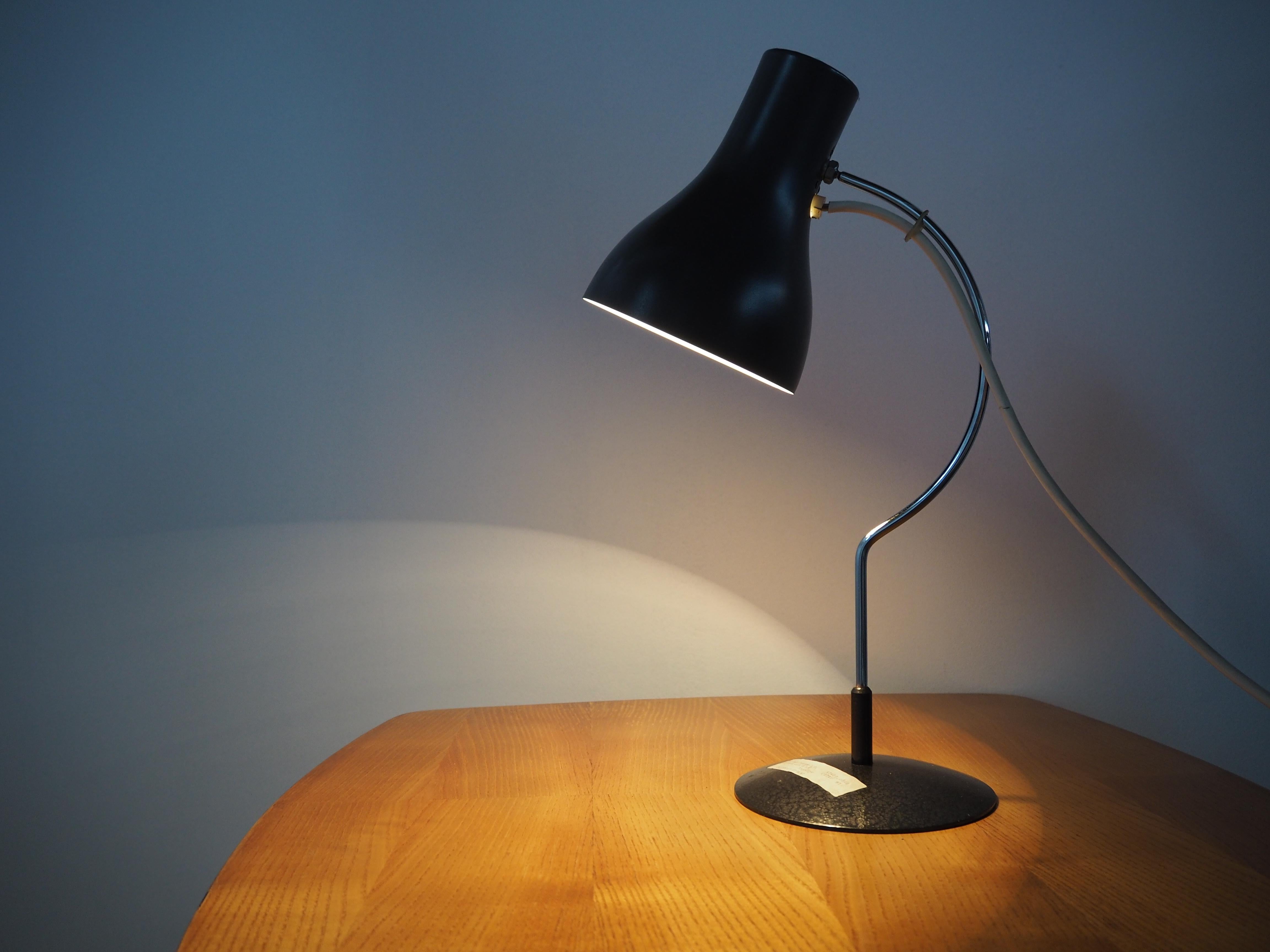 Midcentury Table Lamp Designed by J. Hurka for Napako 1970s Type 0521 2