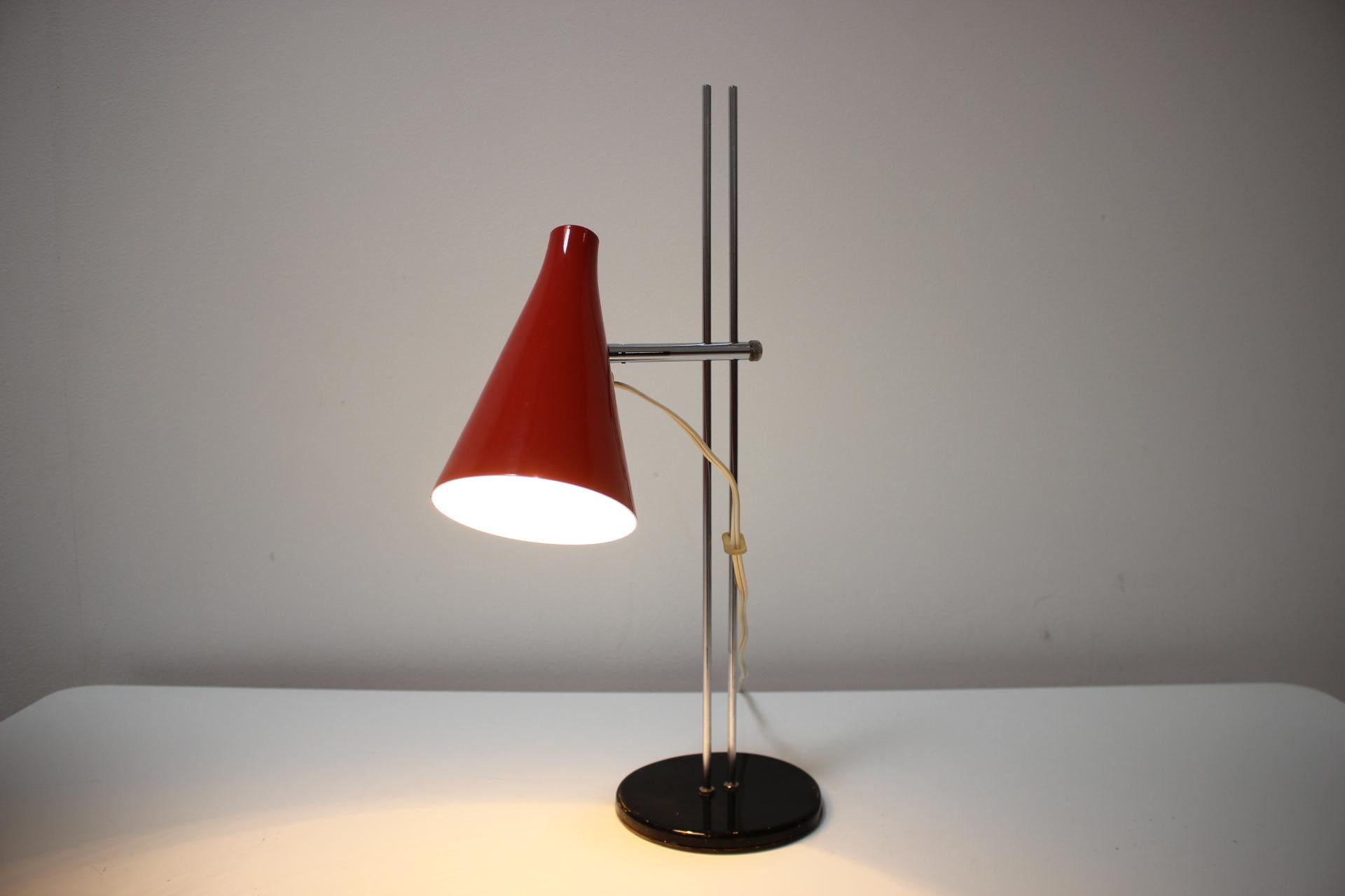 Midcentury Table Lamp Designed by Josef Hurka, 1960s For Sale 4
