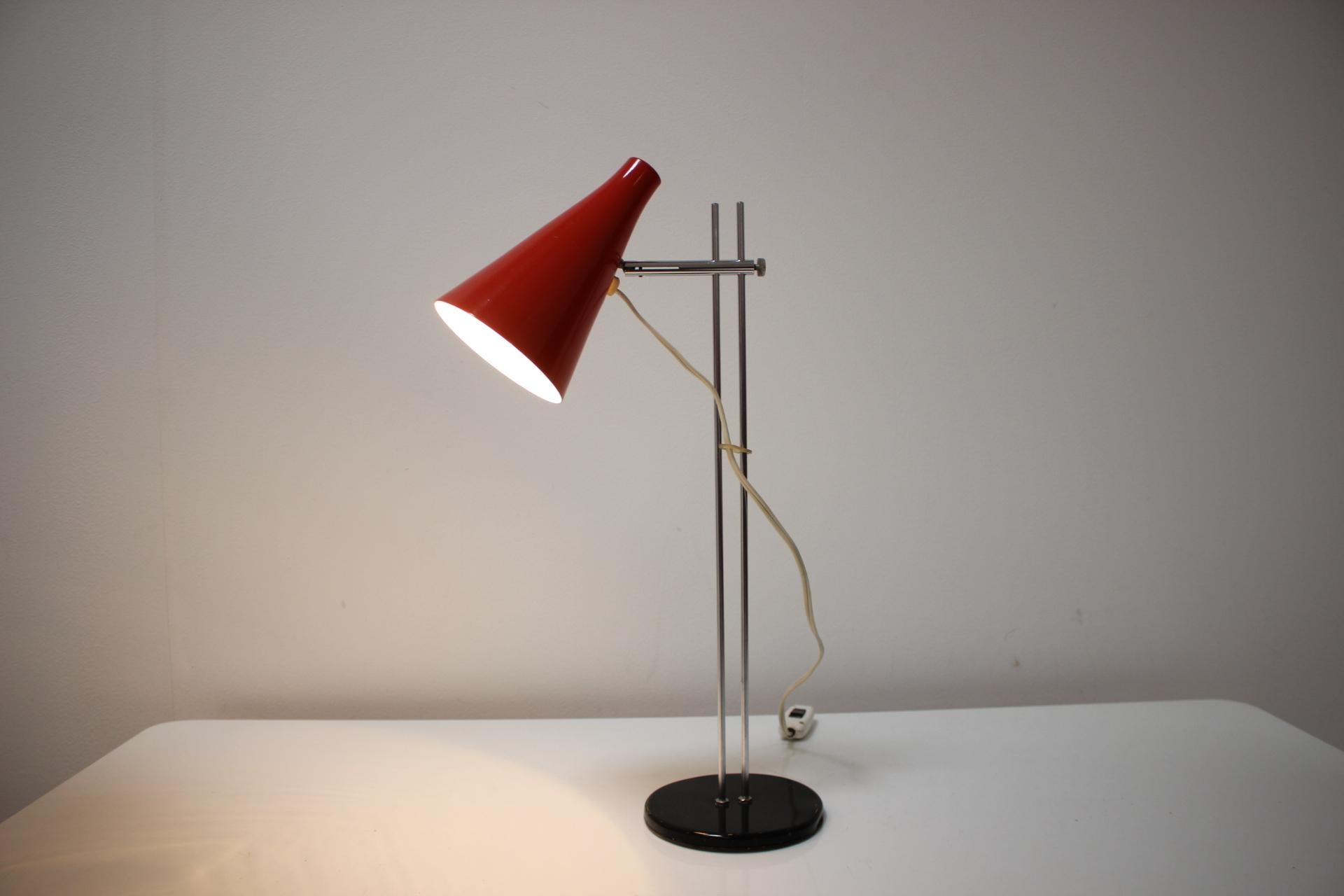 Mid-Century-Tischlampe, entworfen von Josef Hurka, 1960er Jahre im Angebot 6
