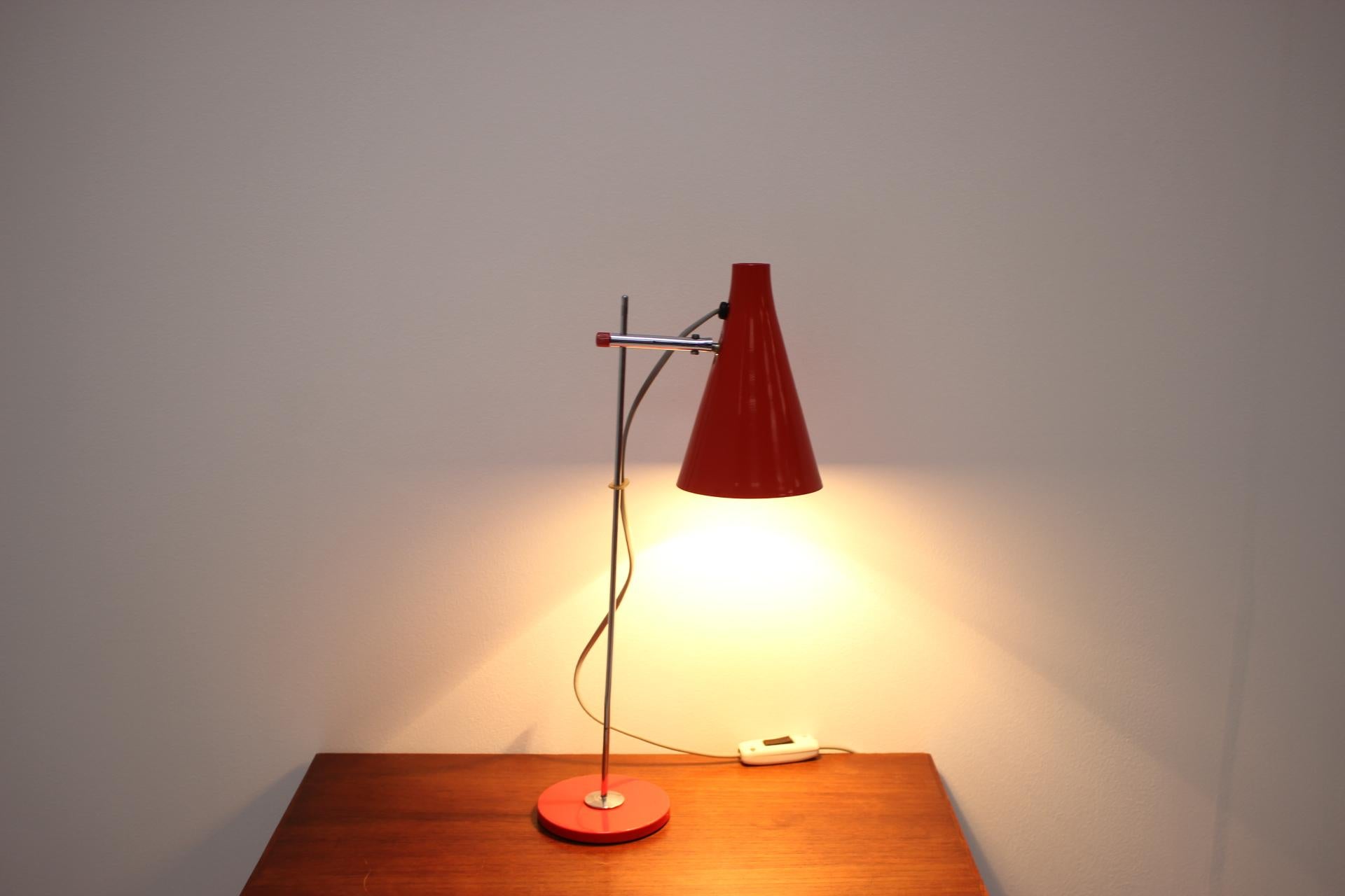 Mid-20th Century Midcentury Table Lamp Designed by Josef Hurka, 1960s For Sale