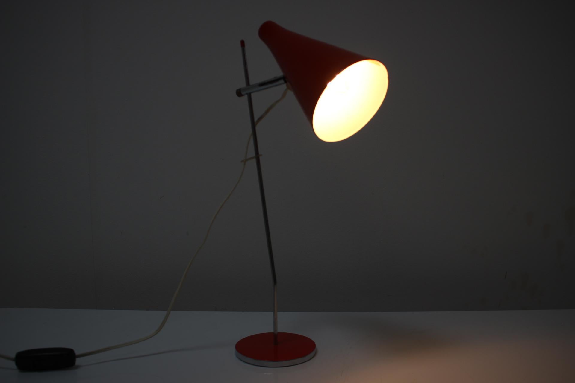 Midcentury Table Lamp Designed by Josef Hurka, 1960s For Sale 1