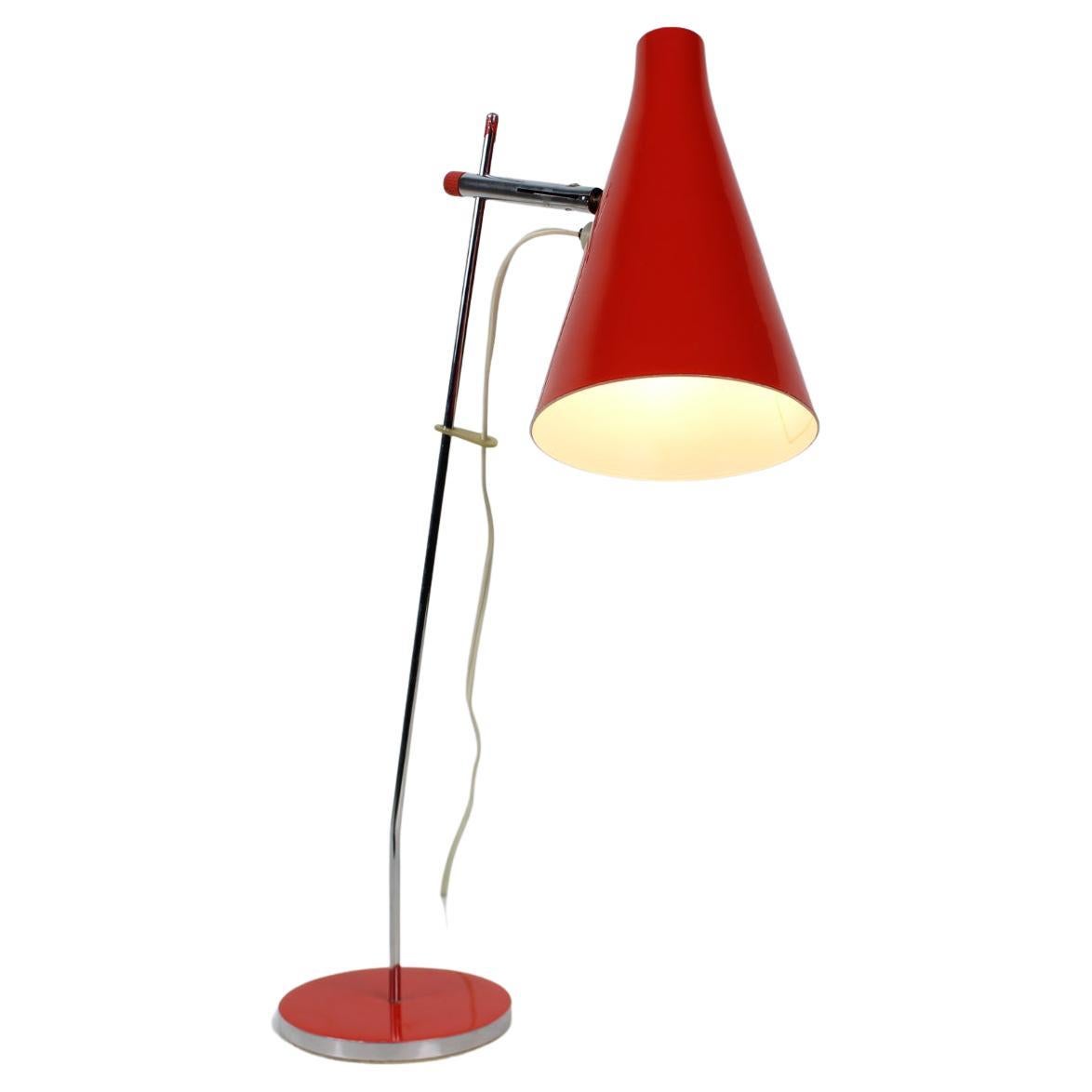 Mid Century Desk Lamp, made by Metalldrücker Halle, Design Alfred ...