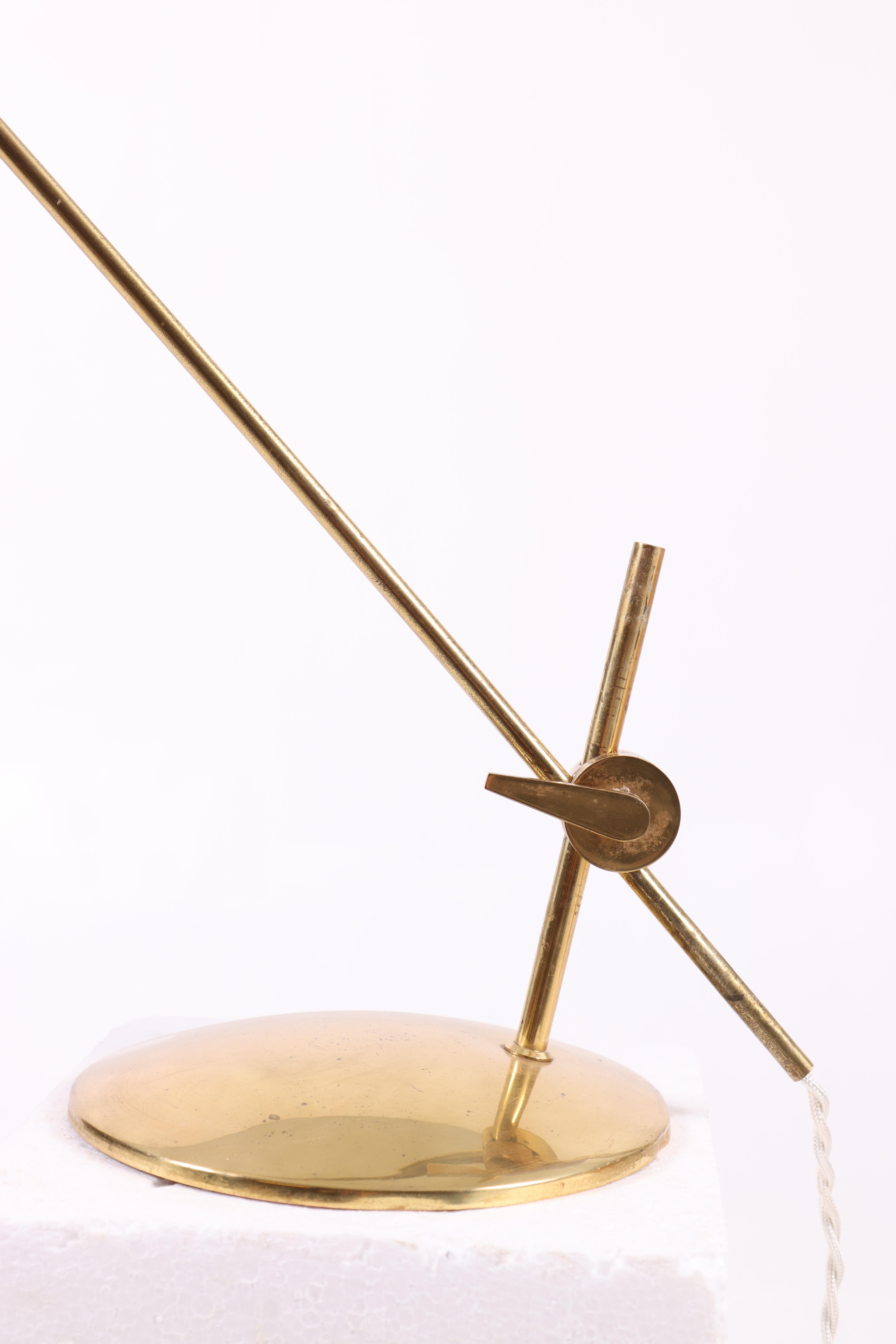 Danish Midcentury Table Lamp Designed by Th. Valentiner, Made in Denmark, 1950s For Sale