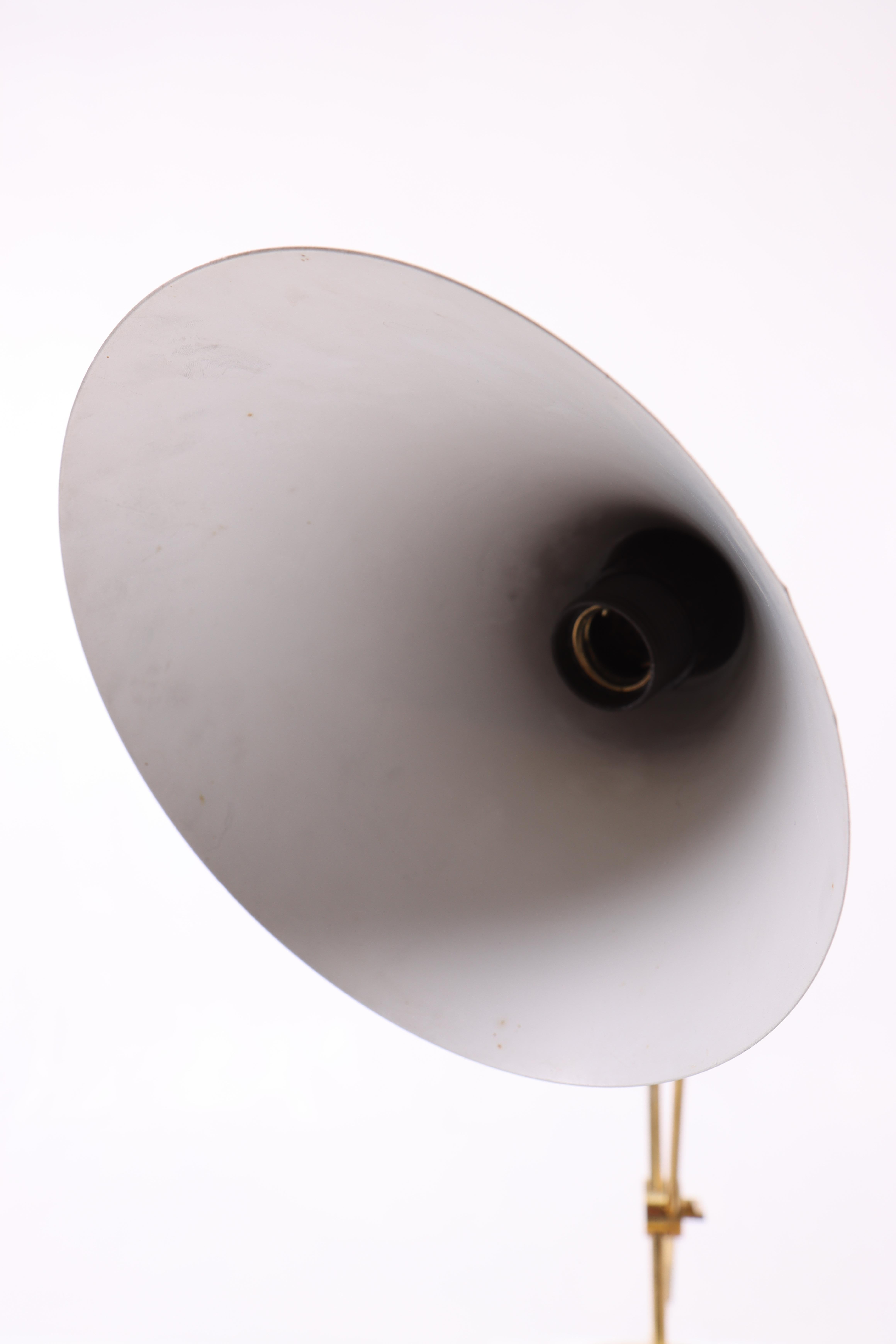 Mid-20th Century Midcentury Table Lamp Designed by Th. Valentiner, Made in Denmark, 1950s For Sale