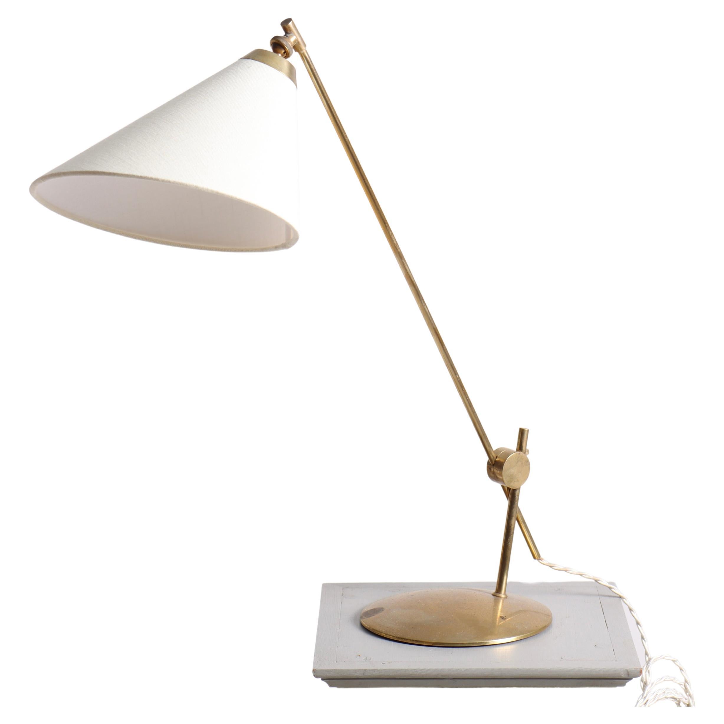 Midcentury Table Lamp Designed by Th. Valentiner, Made in Denmark, 1950s