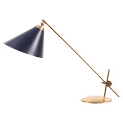 Midcentury Table Lamp Designed by Th. Valentiner, Made in Denmark, 1950s