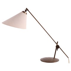 Midcentury Table Lamp Designed by Th. Valentiner, Made in Denmark, 1950s
