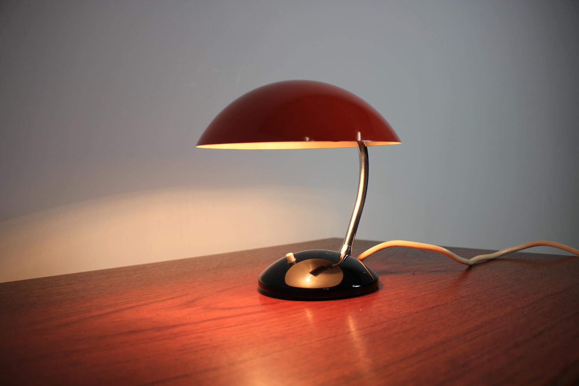 Lacquered Midcentury Table Lamp Drukov, Josef Hurka, 1960s For Sale