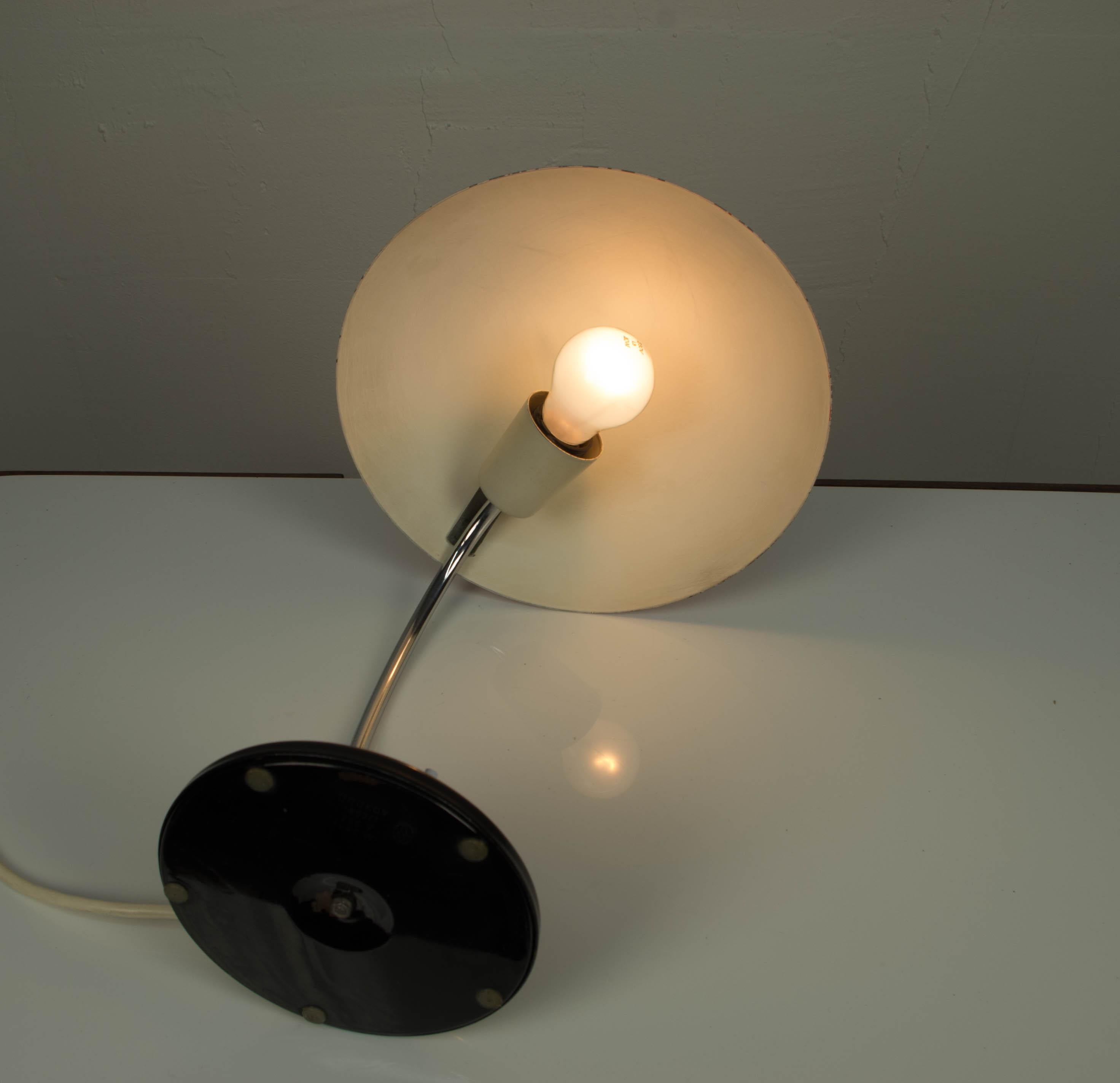 Metal Midcentury Table Lamp Drukov, Josef Hurka, 1960s For Sale