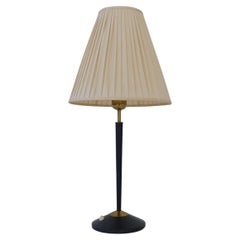 Midcentury Table Lamp in Brass and Cast Iron Asea Sweden 1950s