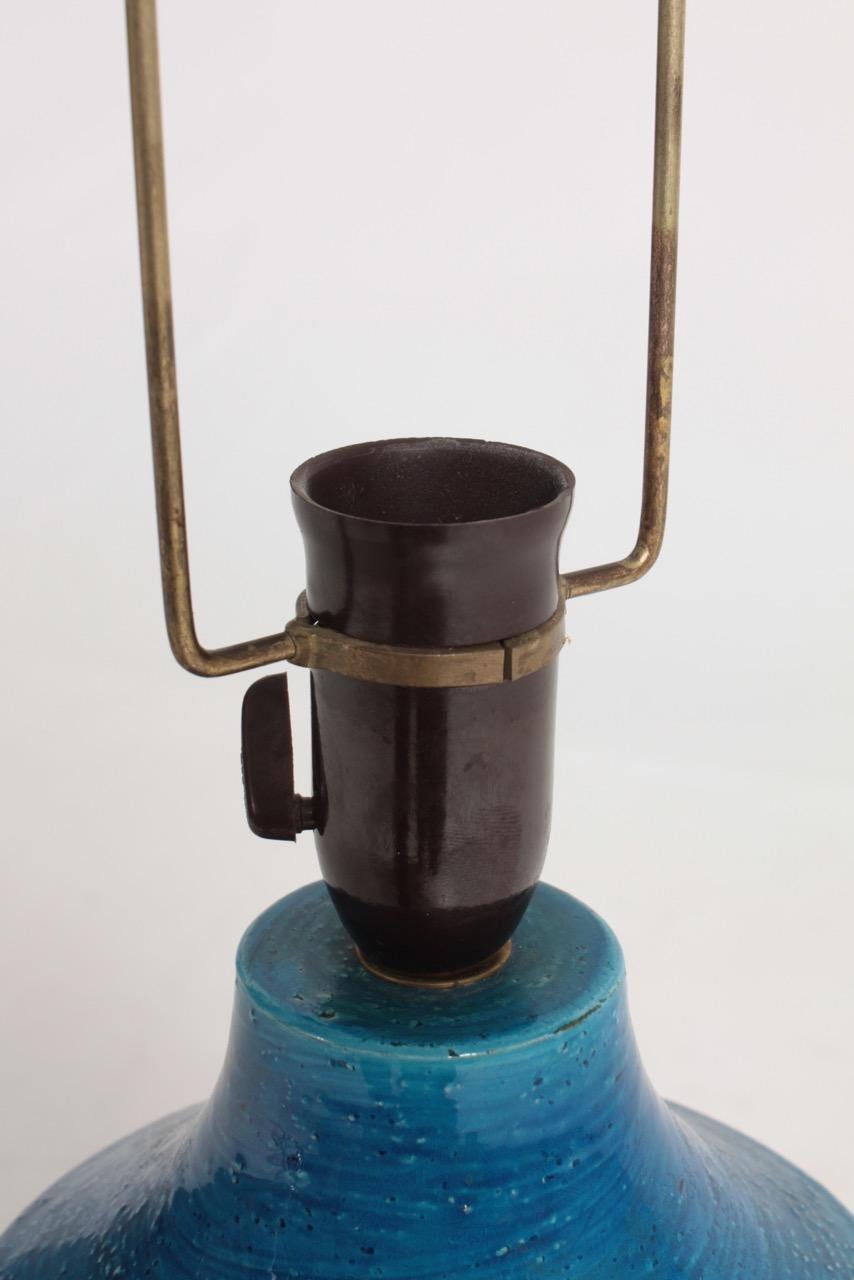 Italian Midcentury Table Lamp in Ceramic by Aldo Londi, 1960s