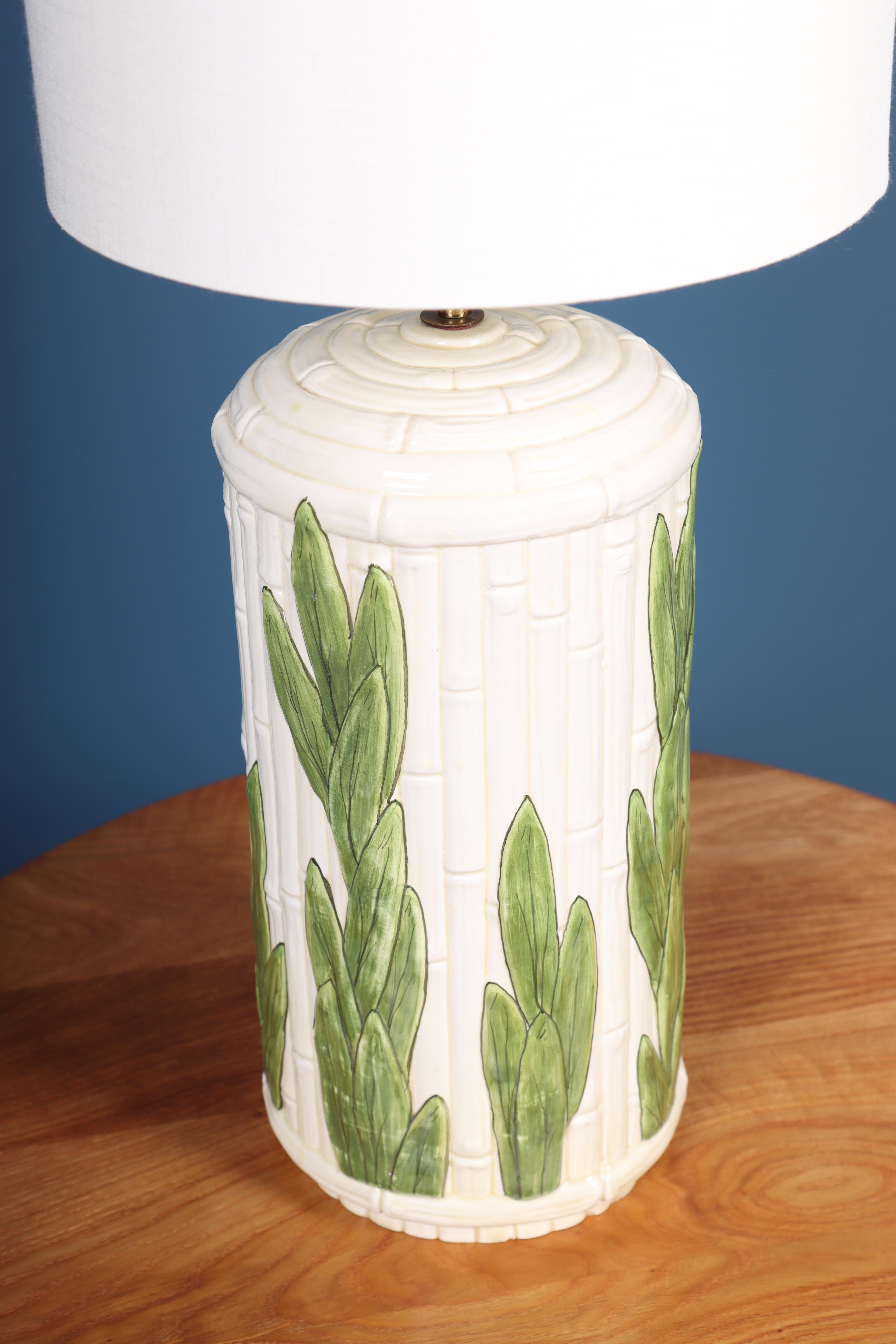 Mid-Century Tischlampe aus Keramik von COSTA, 1960er Jahre (Skandinavische Moderne) im Angebot