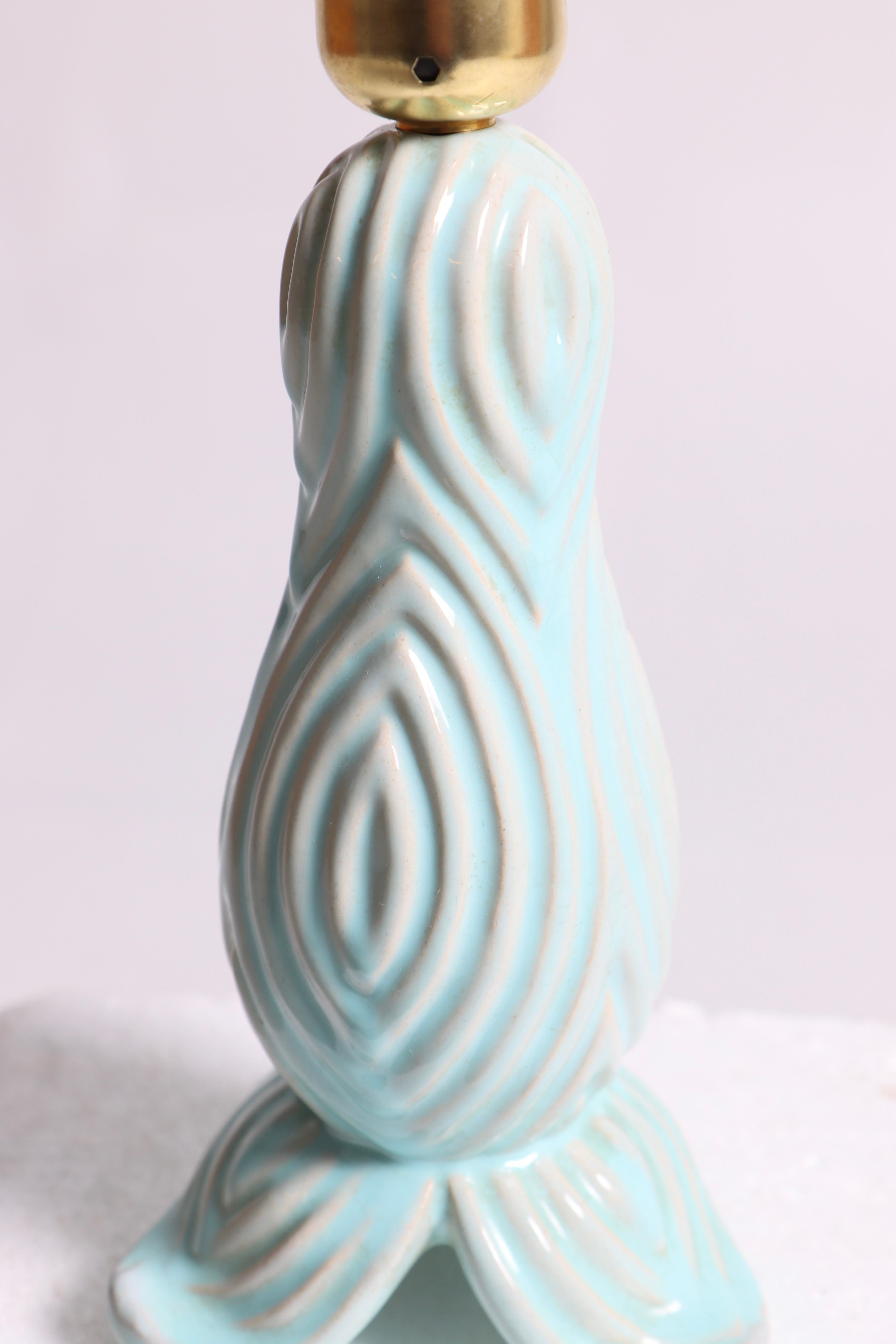Danois Lampe de table du milieu du siècle en céramique par Michael Andersen, Danemark, années 1960 en vente