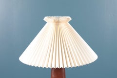 Midcentury Table Lamp in Leather by Lisa Johansson Pape, Swedish Design, 1950s