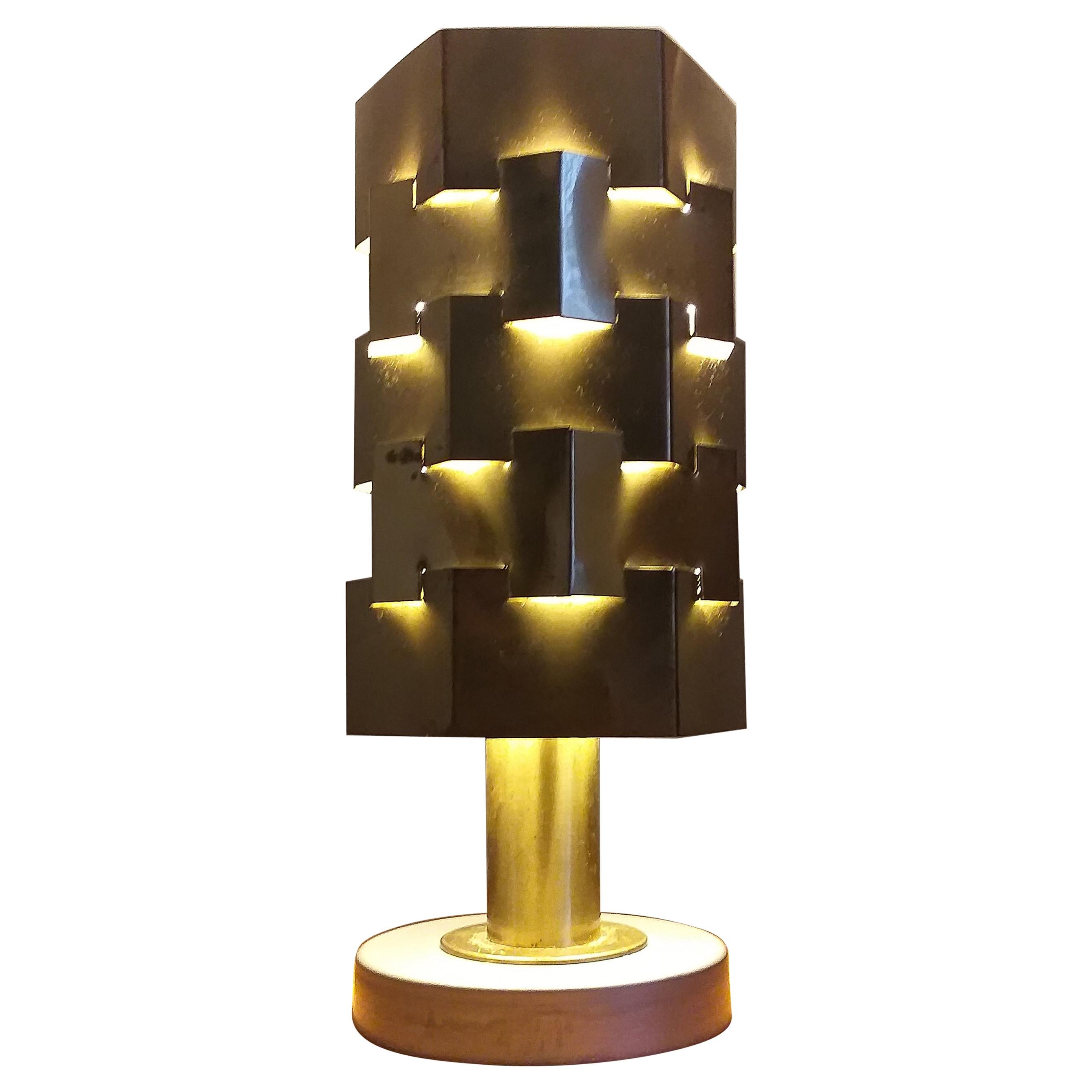 Midcentury Table Lamp in Style of Max Sauze, 1960s For Sale