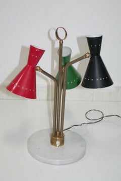 Midcentury Table Lamp in the Style of Angelo Lelli