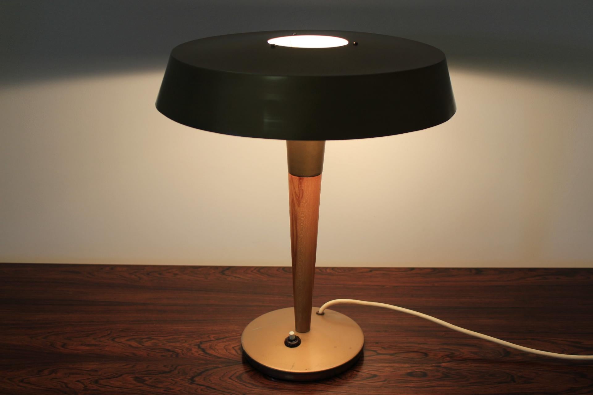 Mid-Century Modern Midcentury Table Lamp, Kamenický Šenov, 1970s For Sale