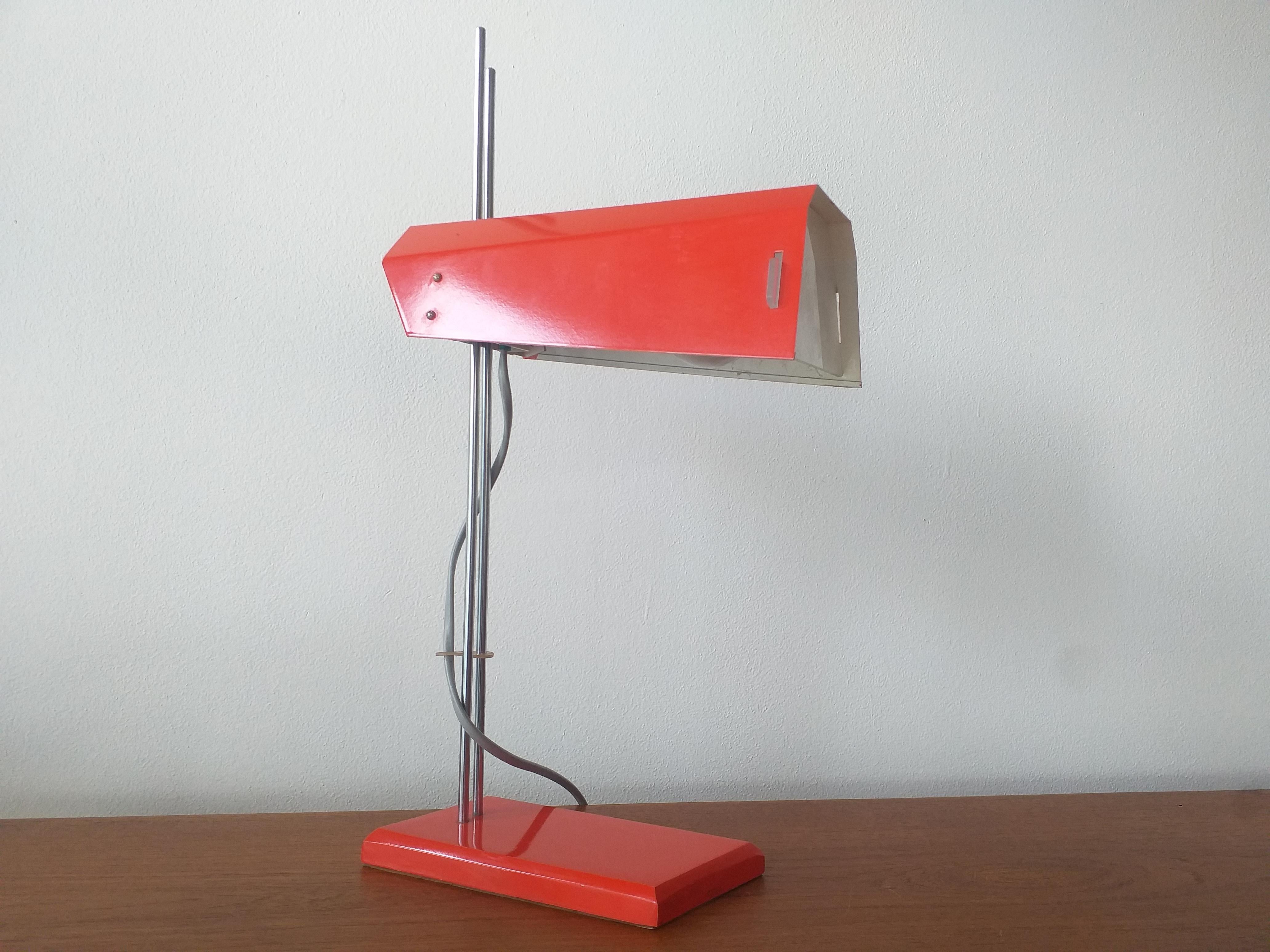Late 20th Century Midcentury Table Lamp Lidokov Designed by Josef Hurka, 1970s For Sale