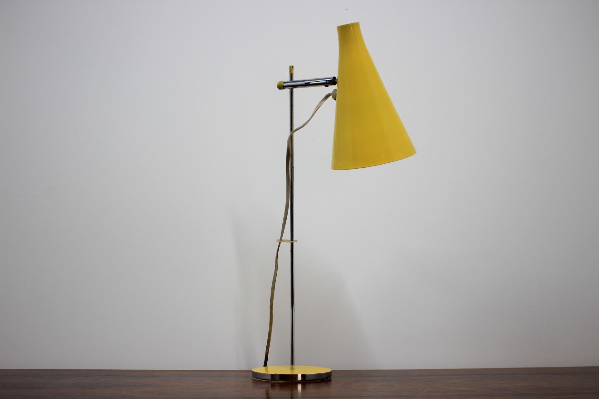 Metal Midcentury Table Lamp Lidokov, Josef Hurka, 1960s