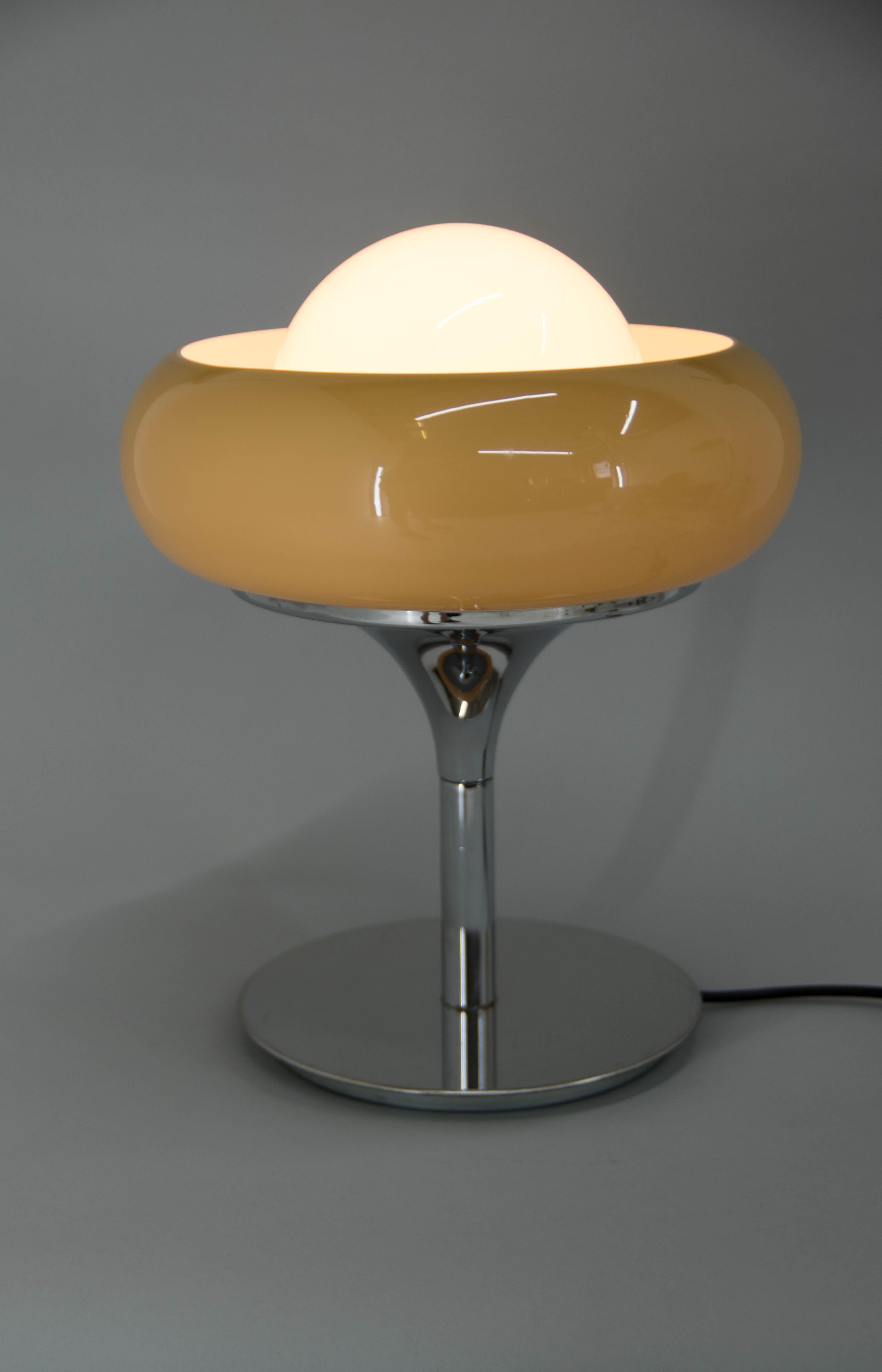 Mid-Century Modern Midcentury Table Lamp Meblo, Design Harvey Guzzini, 1970s