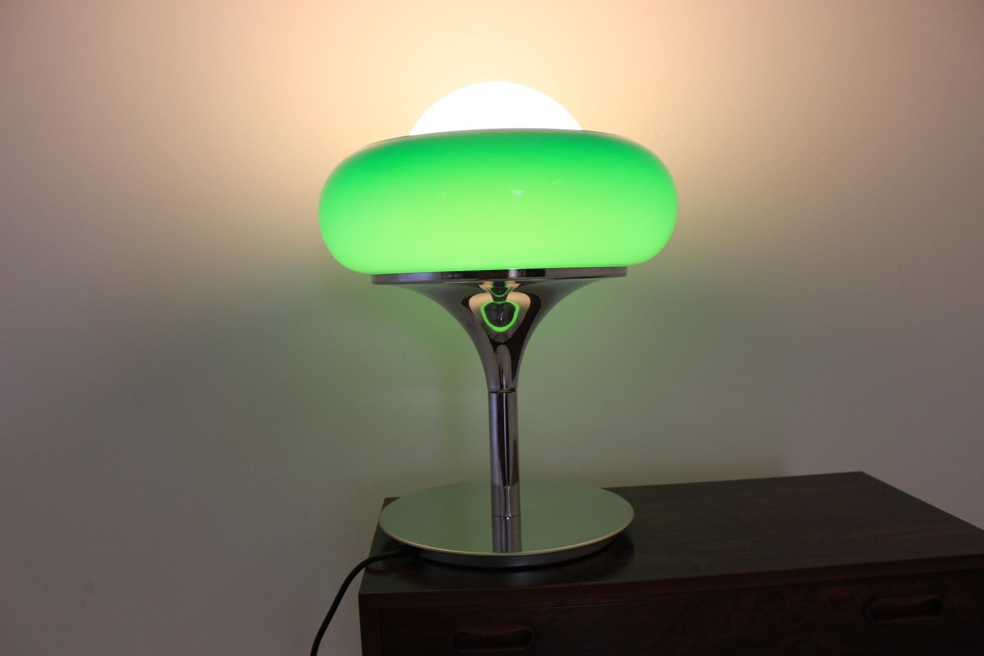 Midcentury Table Lamp Meblo, Design Harvey Guzzini, 1970s 1