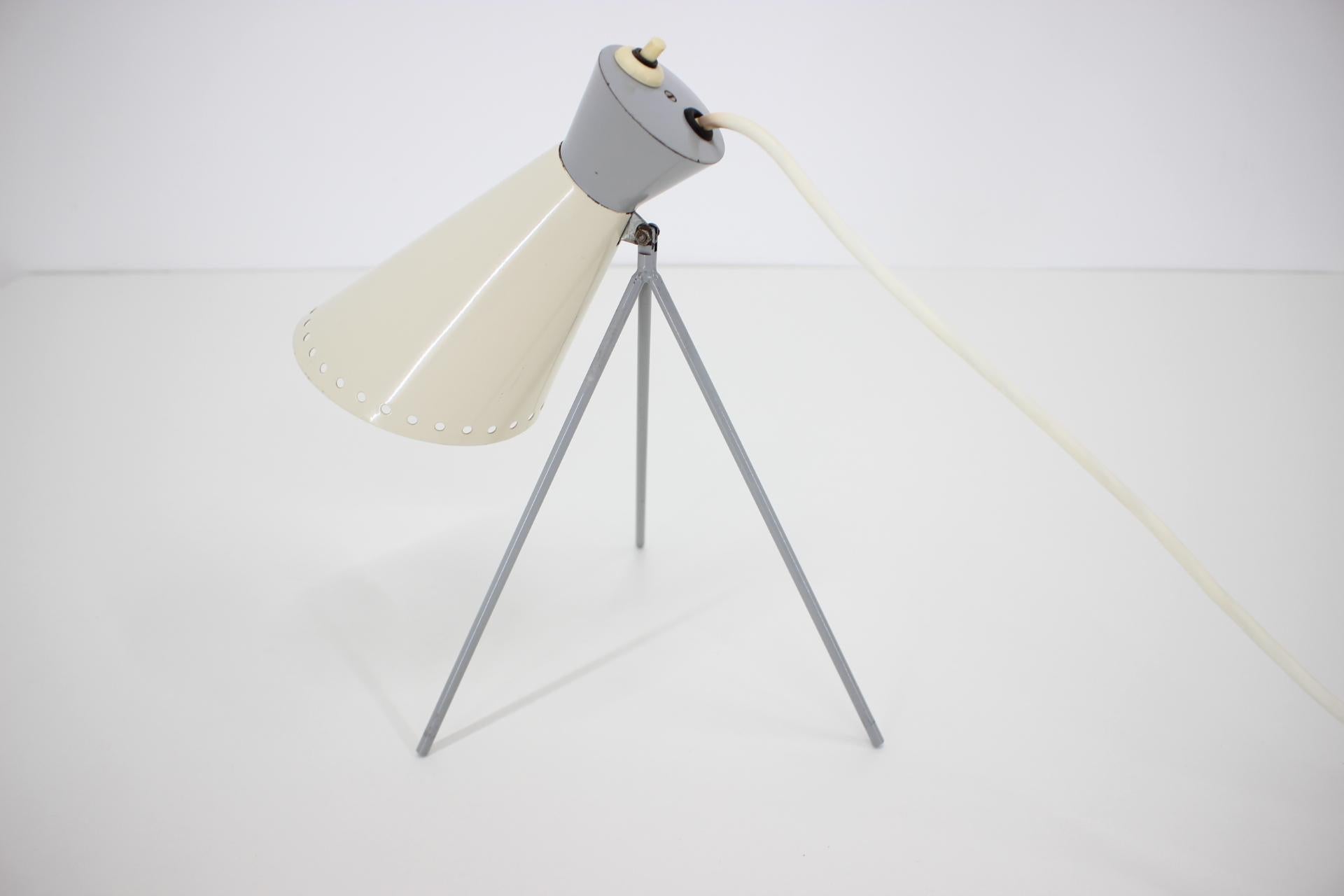 European Midcentury Table Lamp/Napako by Josef Hůrka, 1954 For Sale