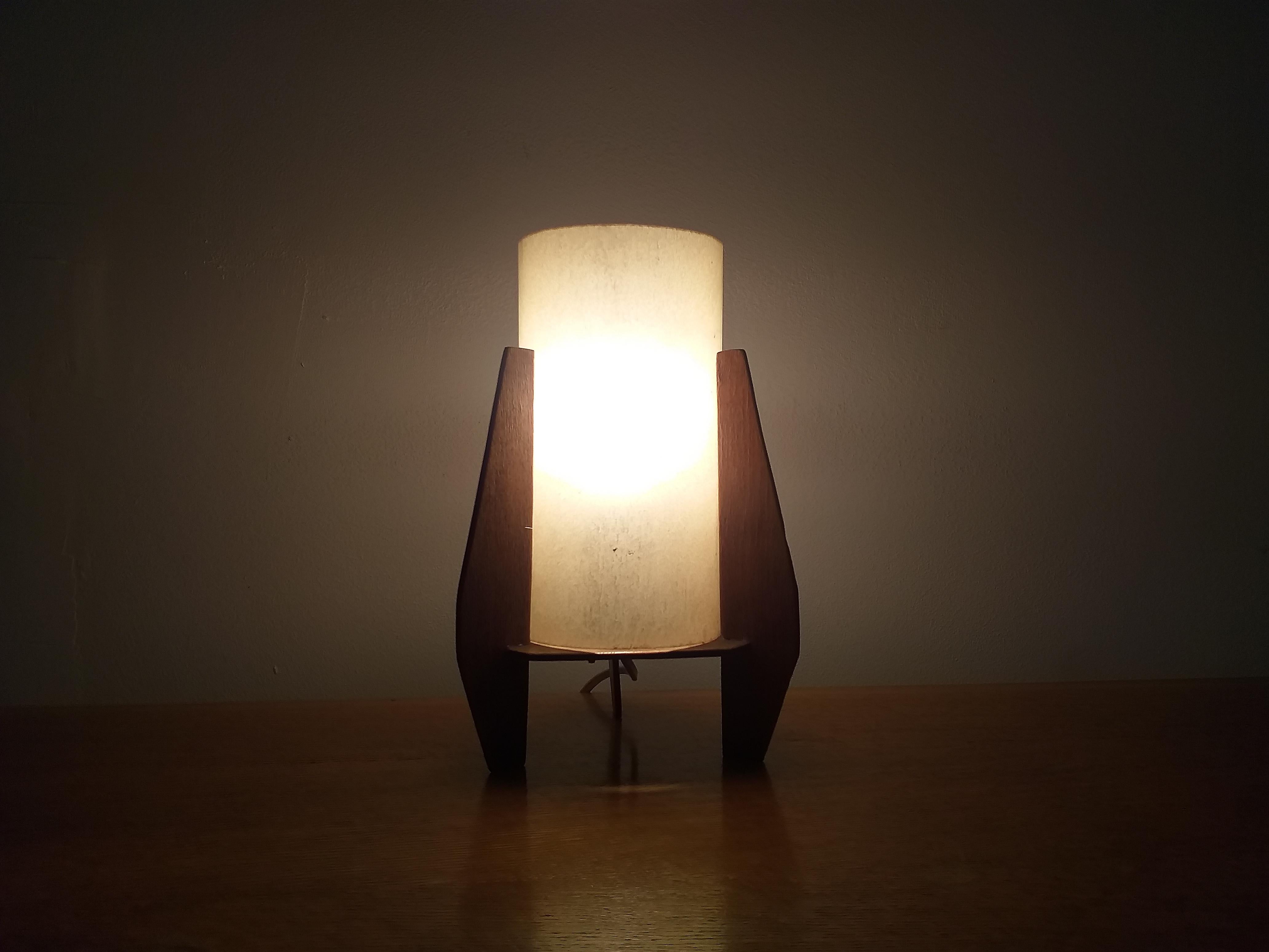 Midcentury Table Lamp Rocket, 1960s 4