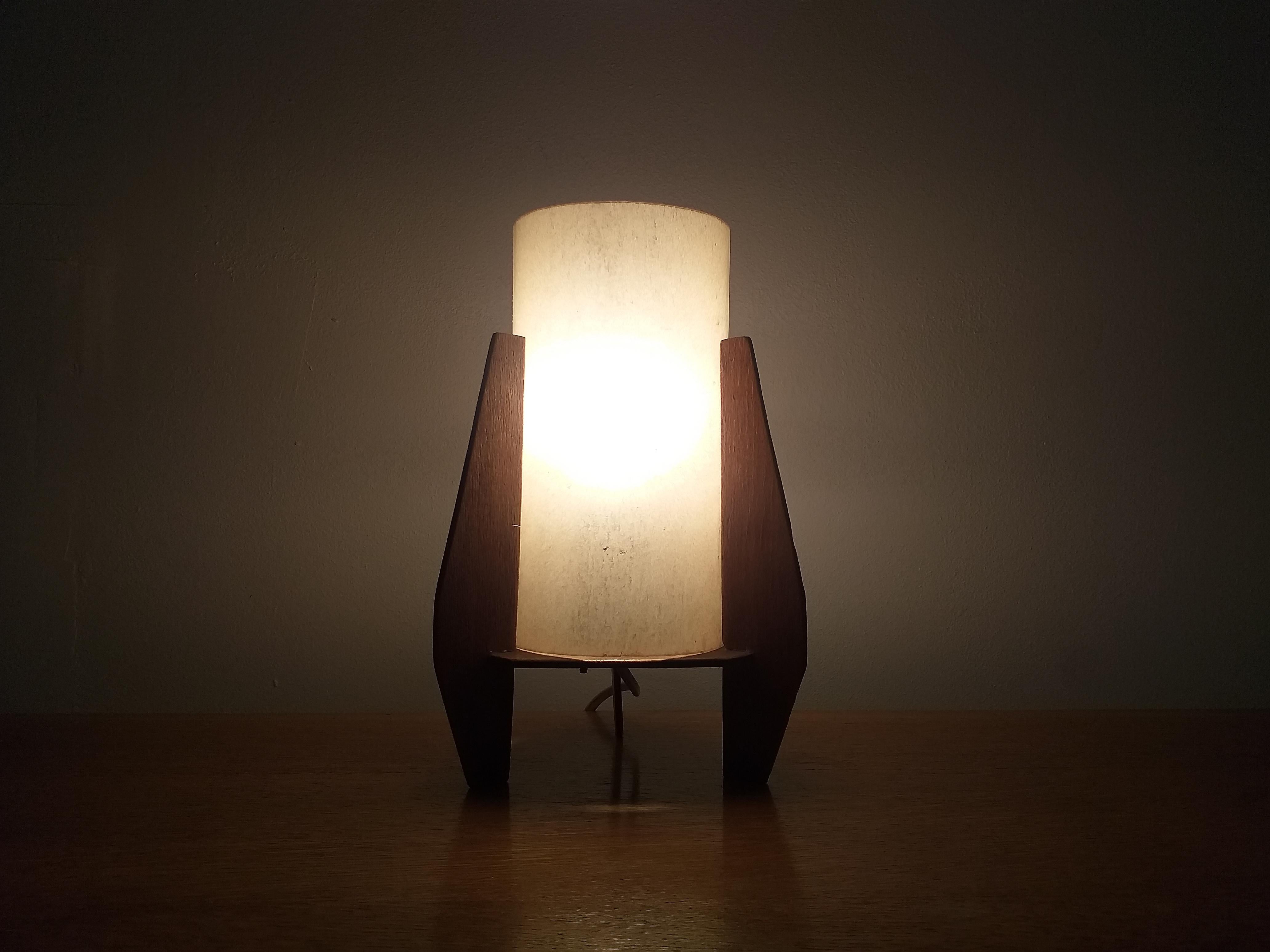 Midcentury Table Lamp Rocket, 1960s 5