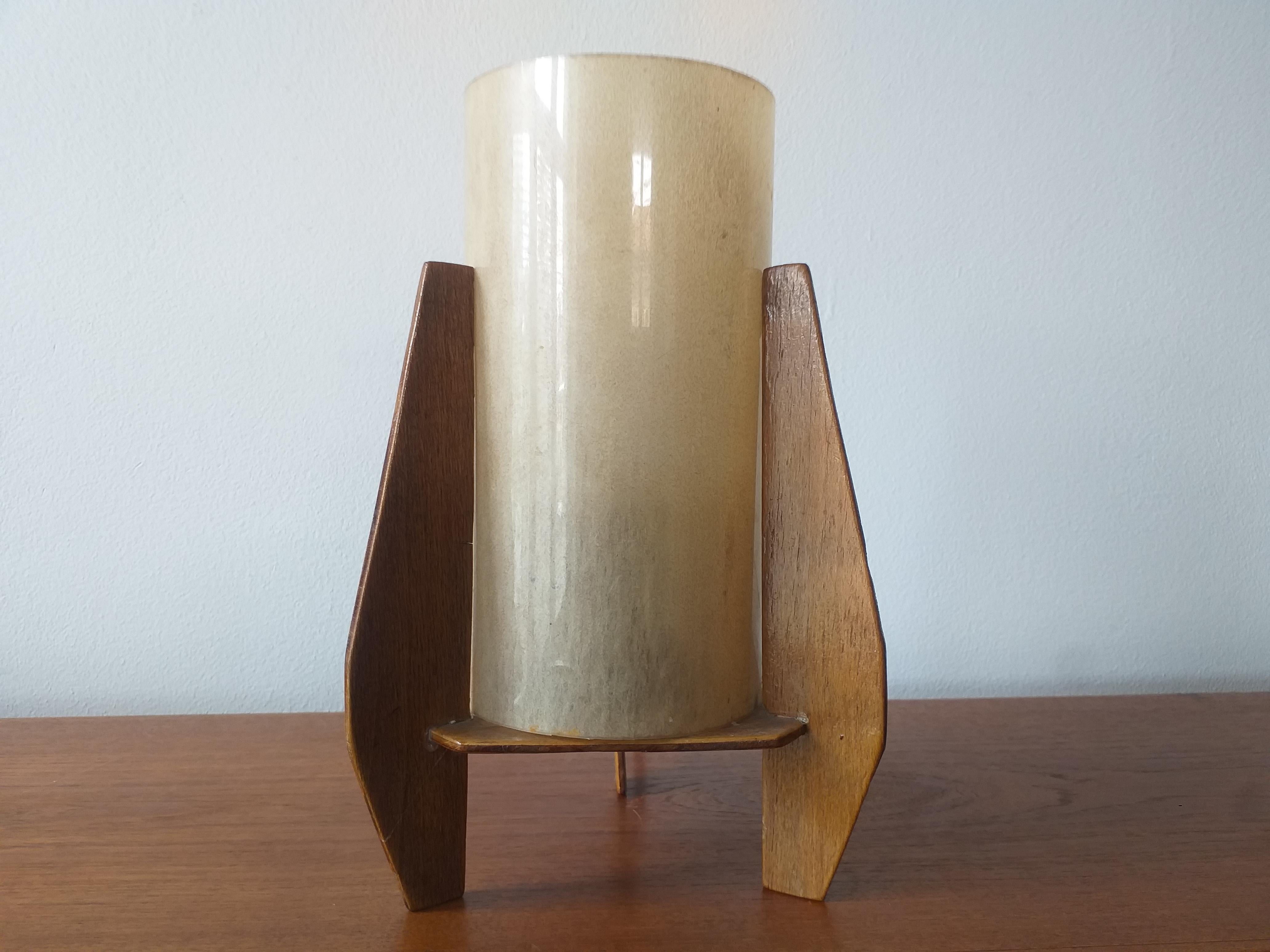 Czech Midcentury Table Lamp Rocket, 1960s