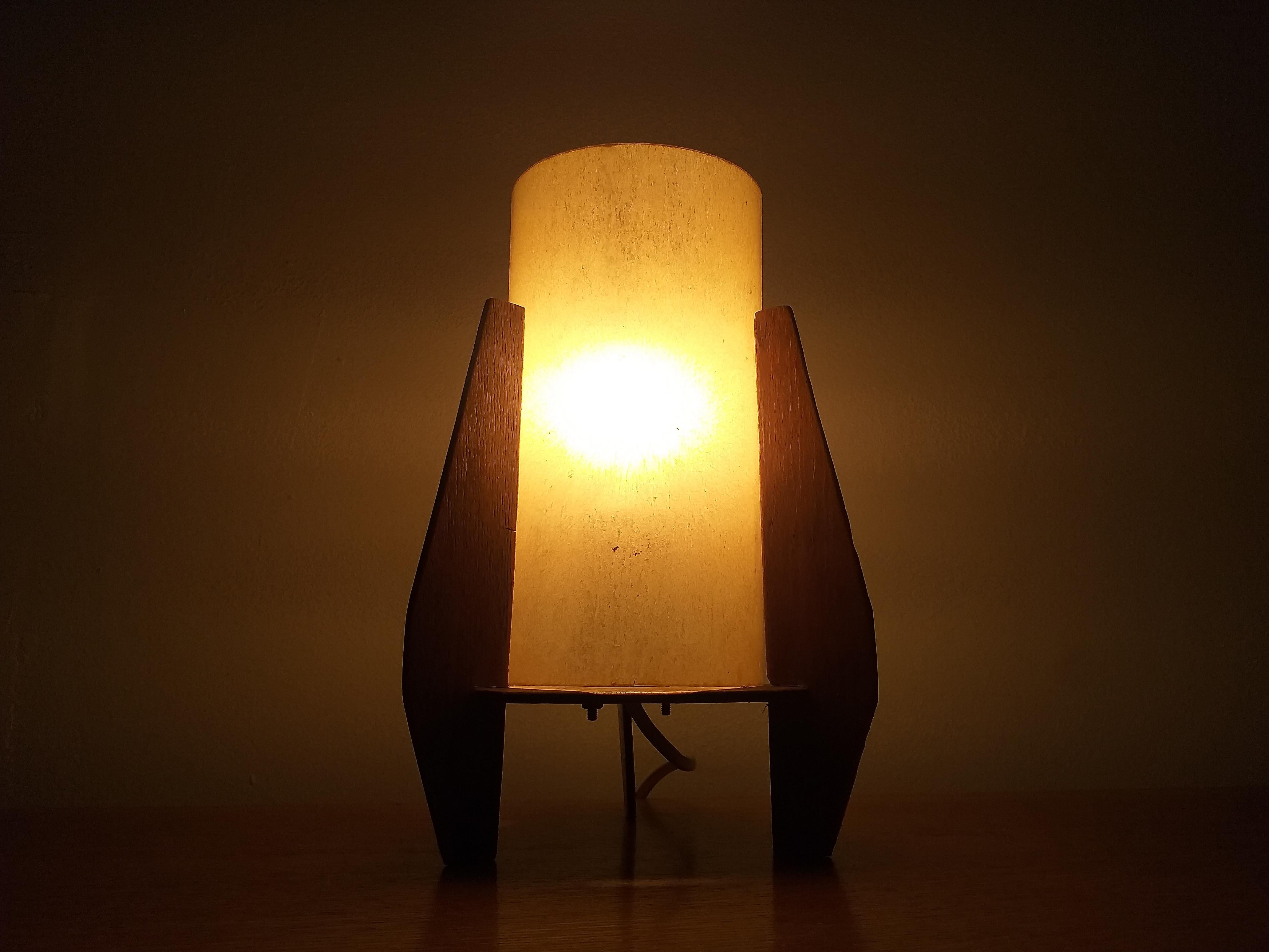 Midcentury Table Lamp Rocket, 1960s 1