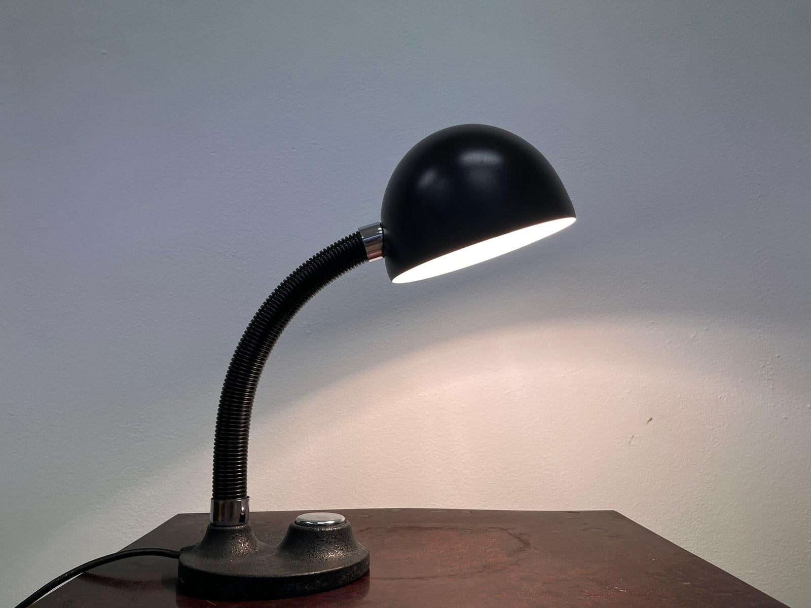 Lacquered Midcentury Table Lamp Space Age Style, Egon Hillebrand, Germany, 1970s For Sale