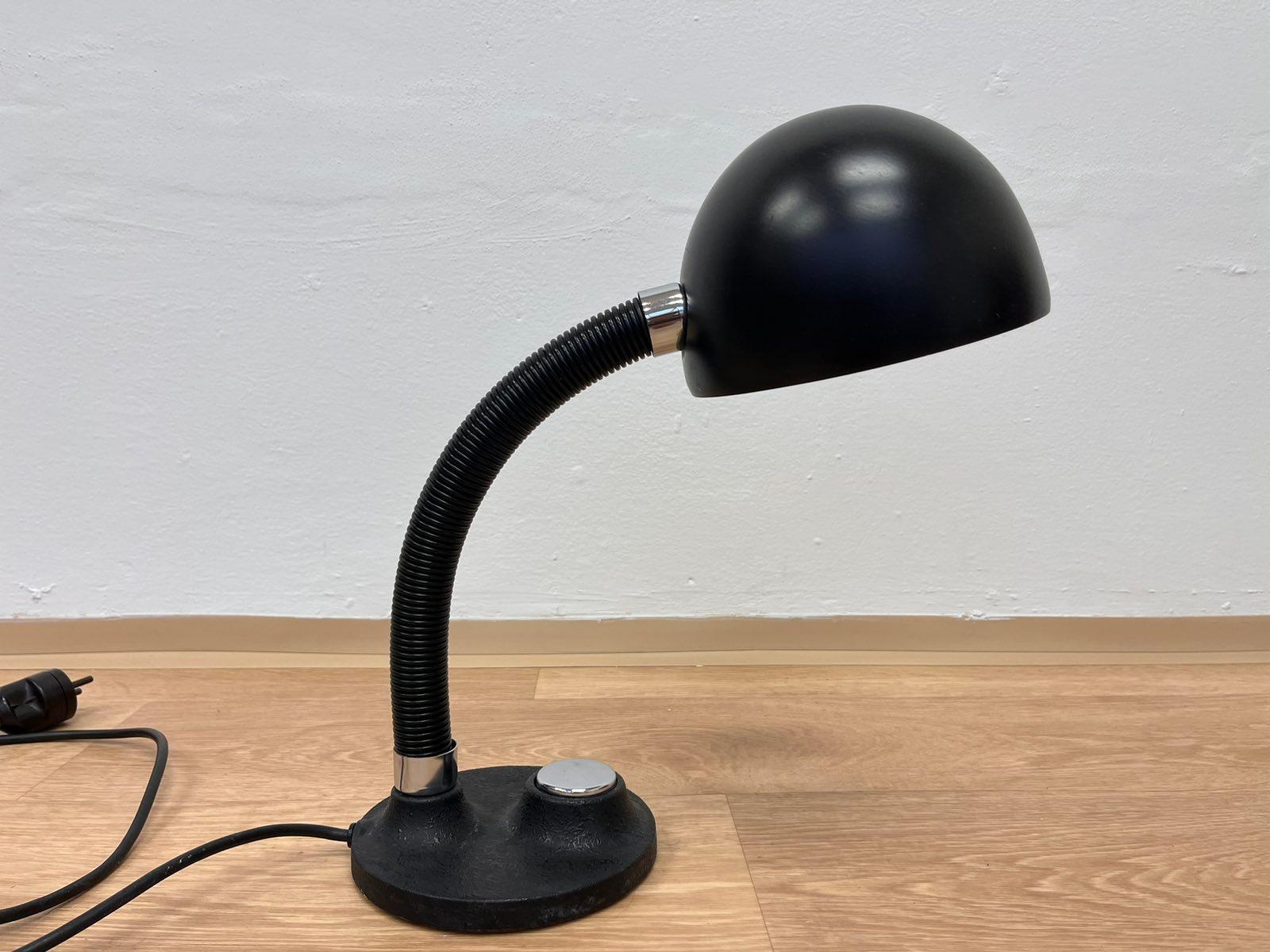 Midcentury Table Lamp Space Age Style, Egon Hillebrand, Germany, 1970s In Good Condition For Sale In Praha, CZ